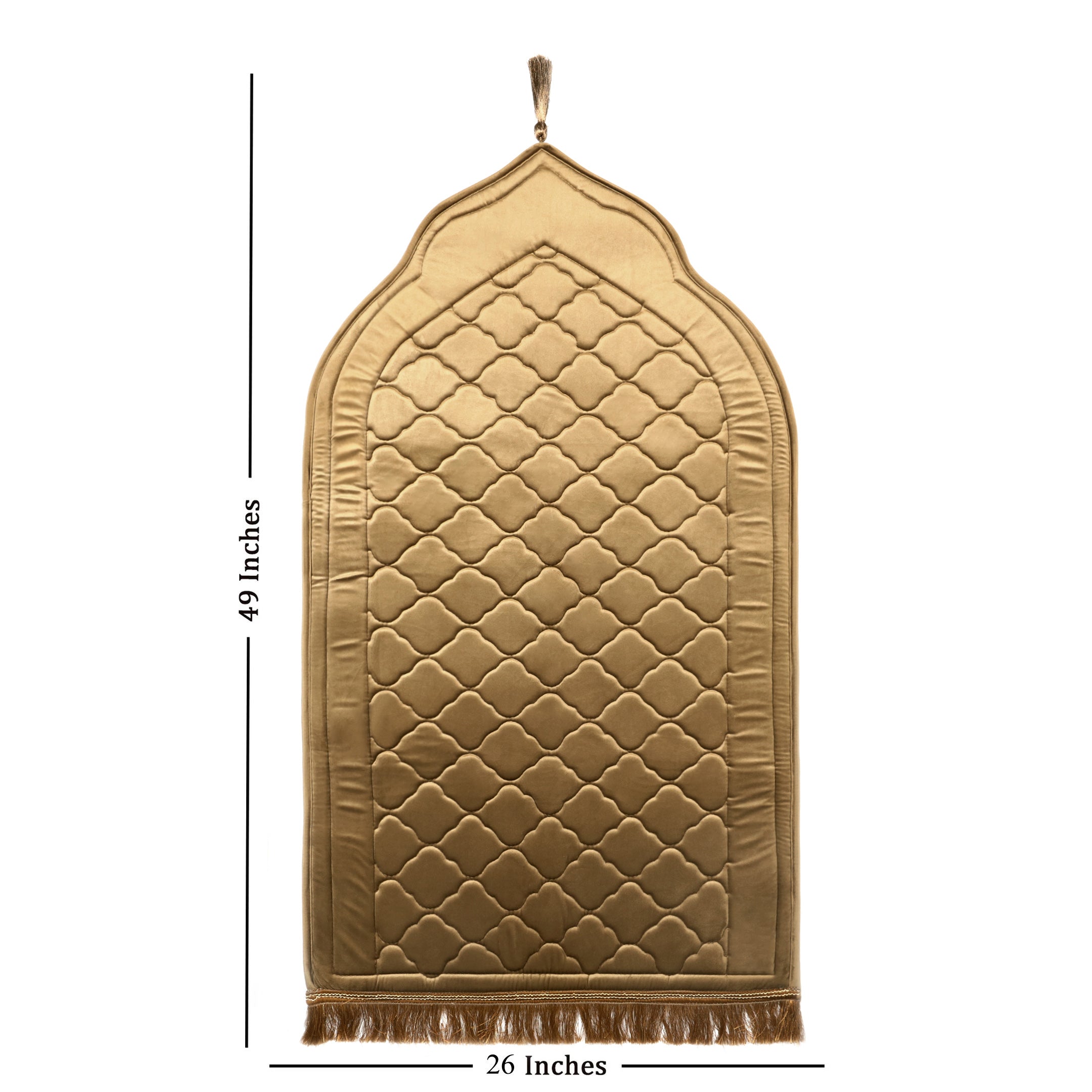 NOOR-E-IMAAN Velvet Quilted Prayermat