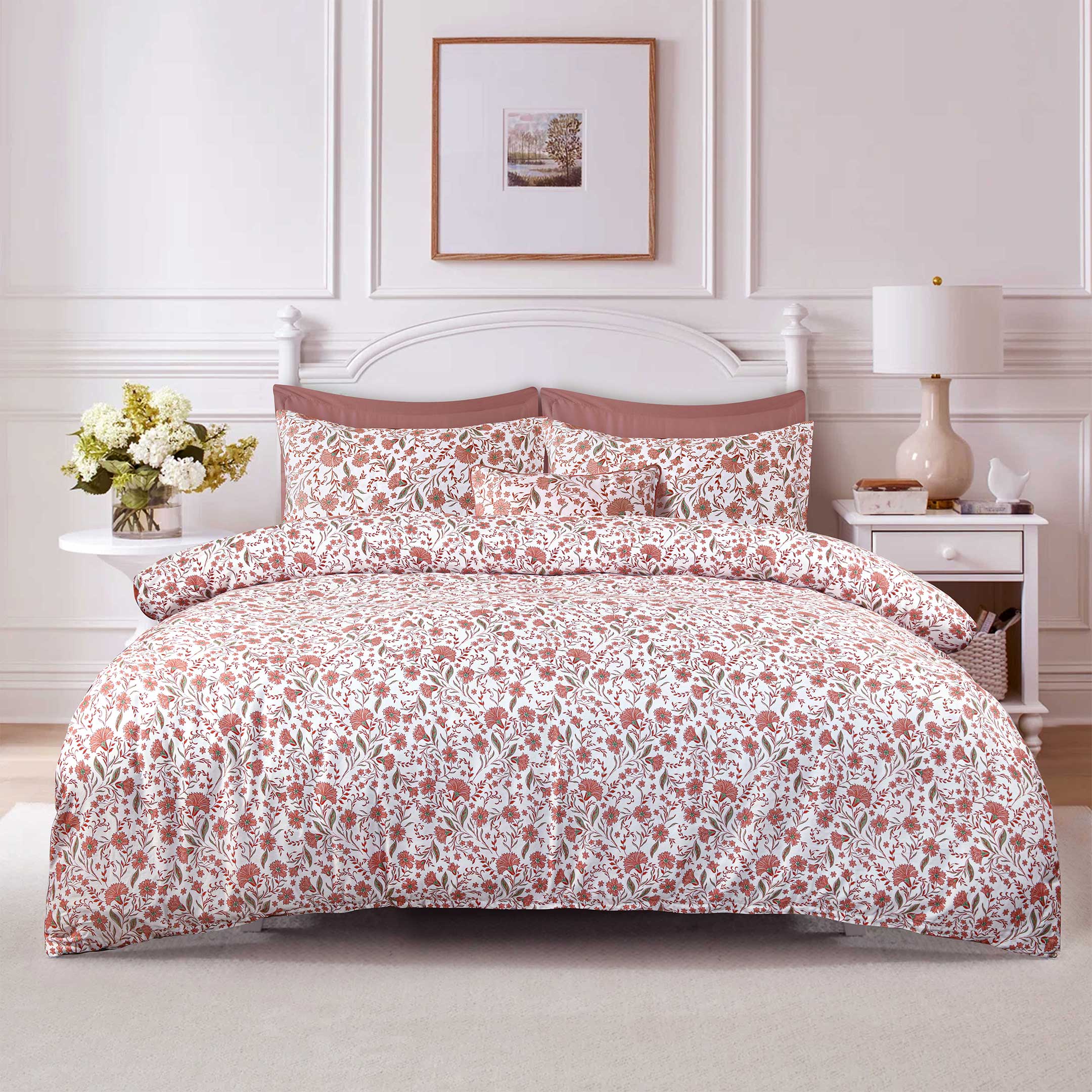 Floral Cottage Printed Duvet Cover