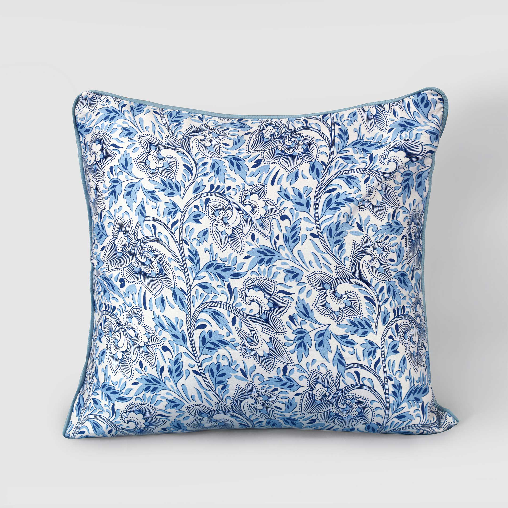 Serene Paisley Printed Cushion Cover