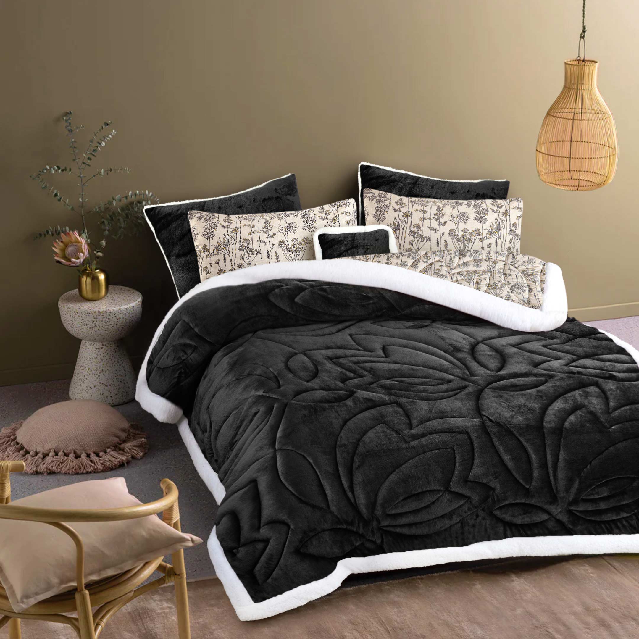 Elite Botanical-Marshmallow Bedding 7 pcs