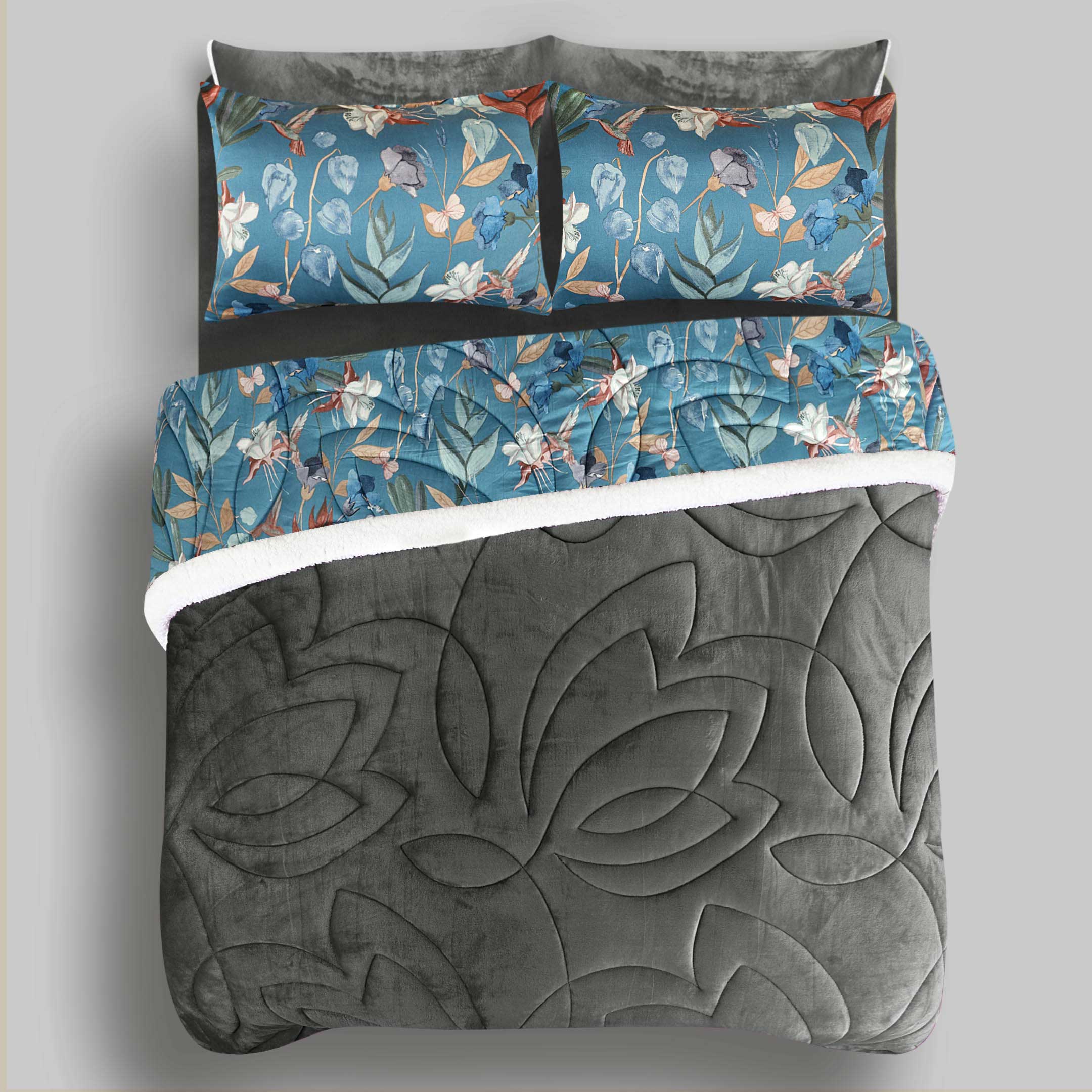 Grey Whisper-Marshmallow Bedding 7 pcs