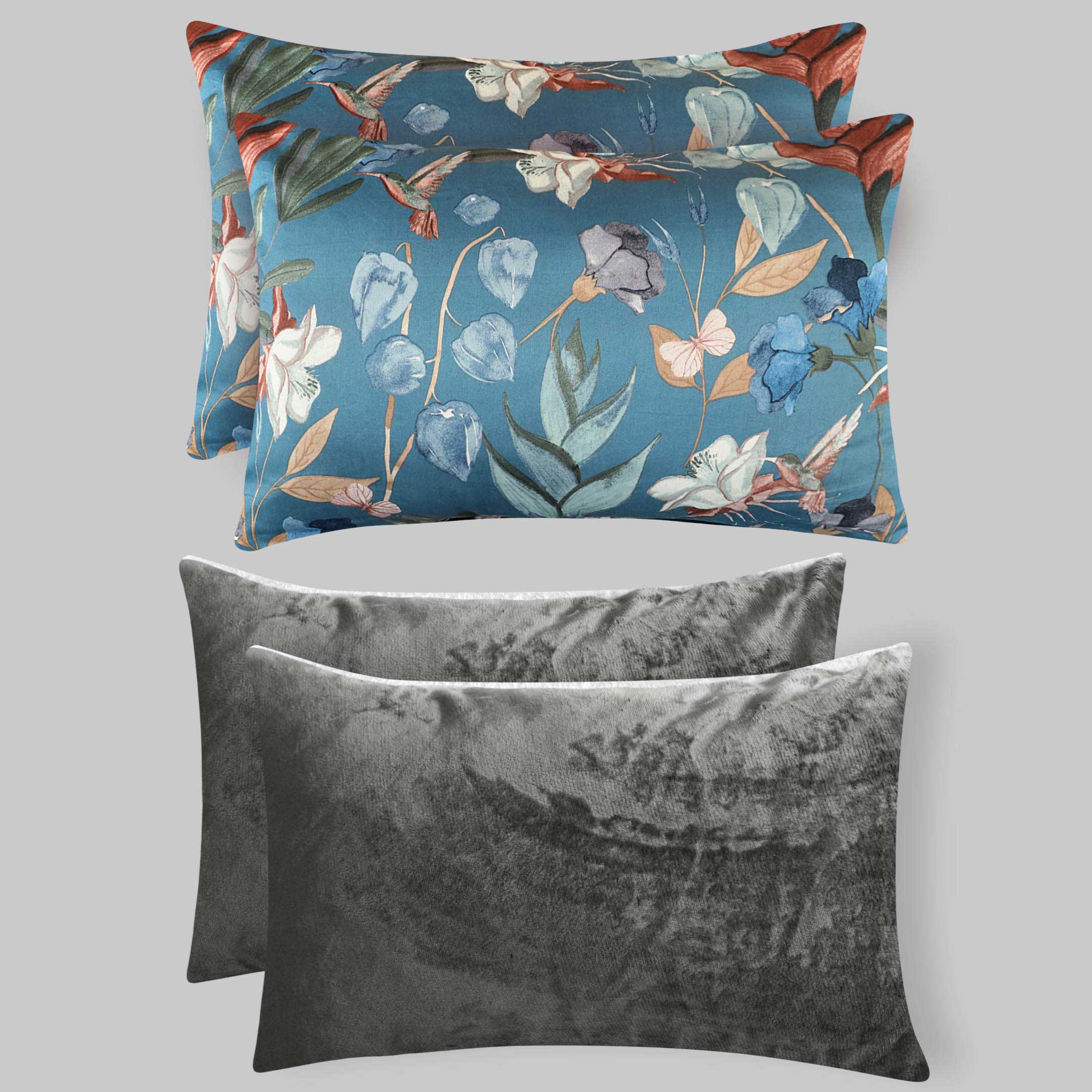 Grey Whisper-Marshmallow Bedding 7 pcs