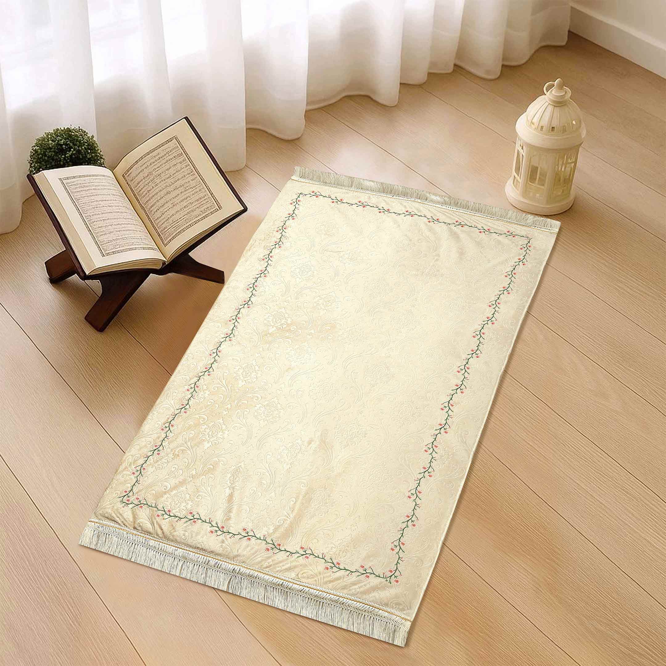 NOOR-E-SALAT Embroidered Velvet Prayermat