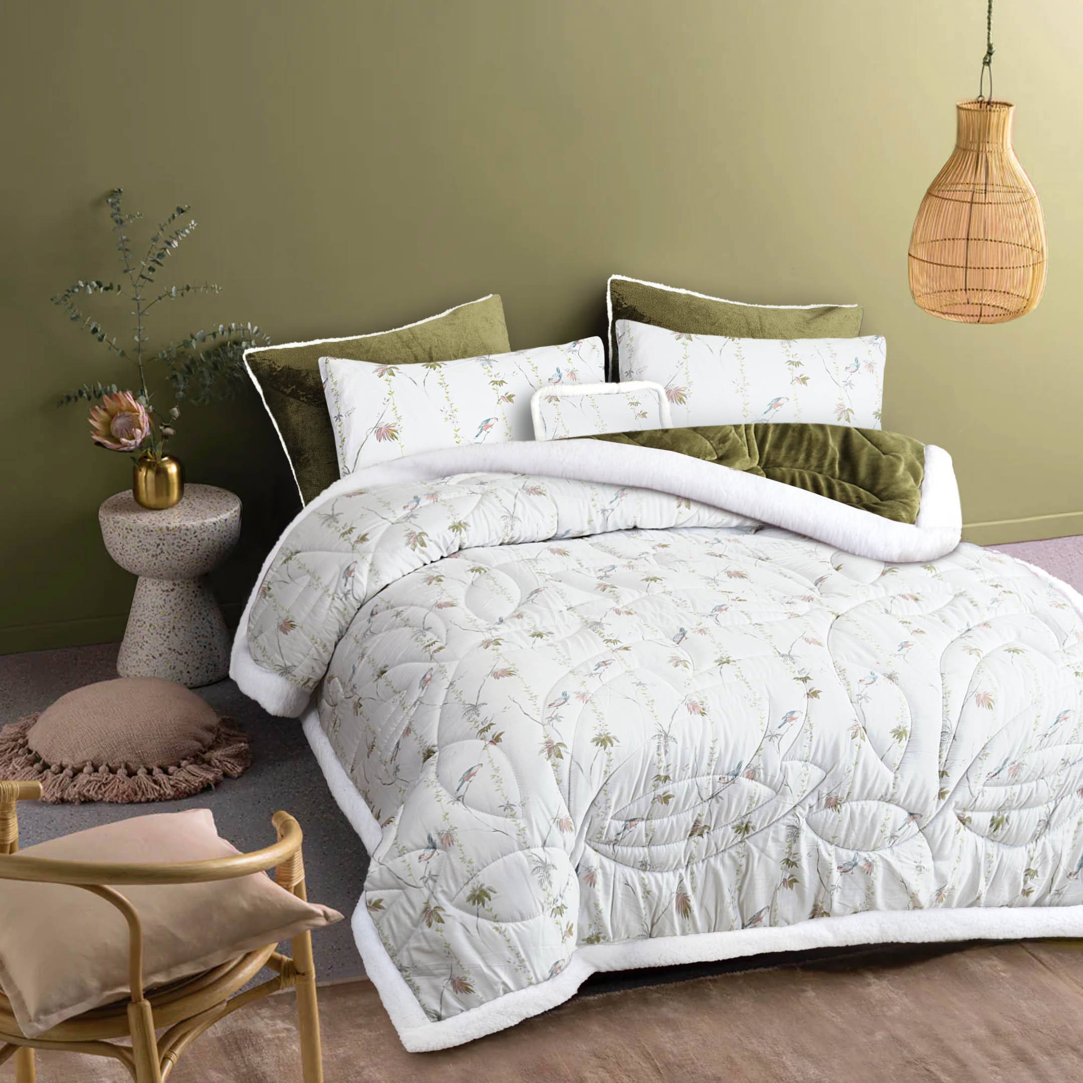 Sage Dune-Marshmallow Bedding 7 pcs