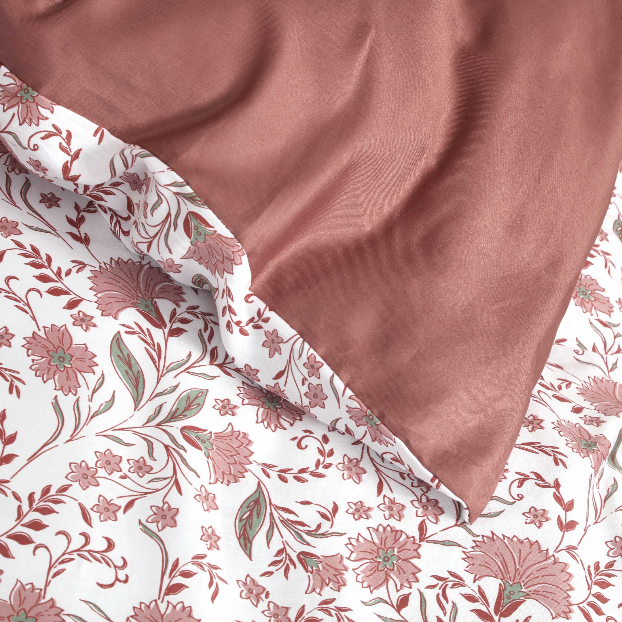 Floral Cottage Printed Summer Duvet Cover