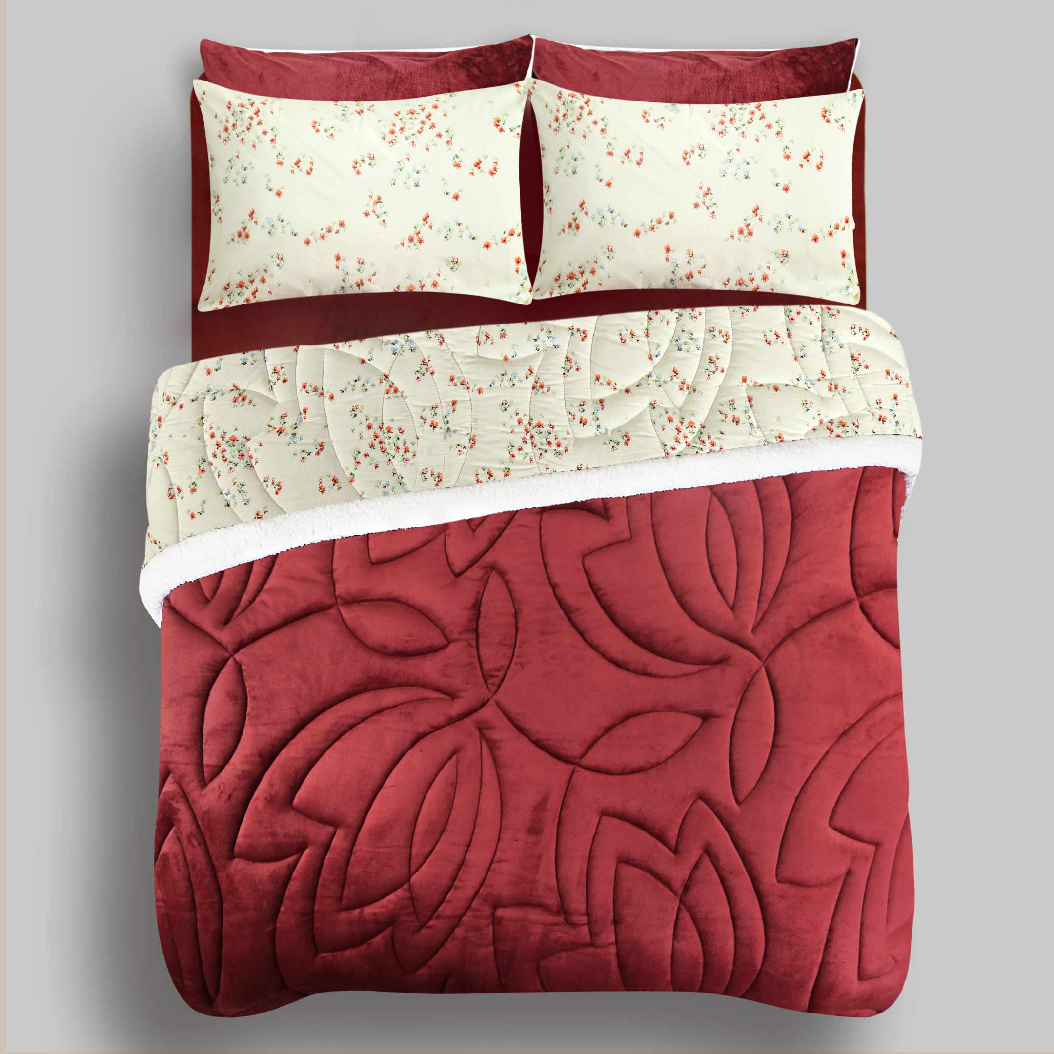Warm Cottage-Marshmallow Bedding 7 pcs