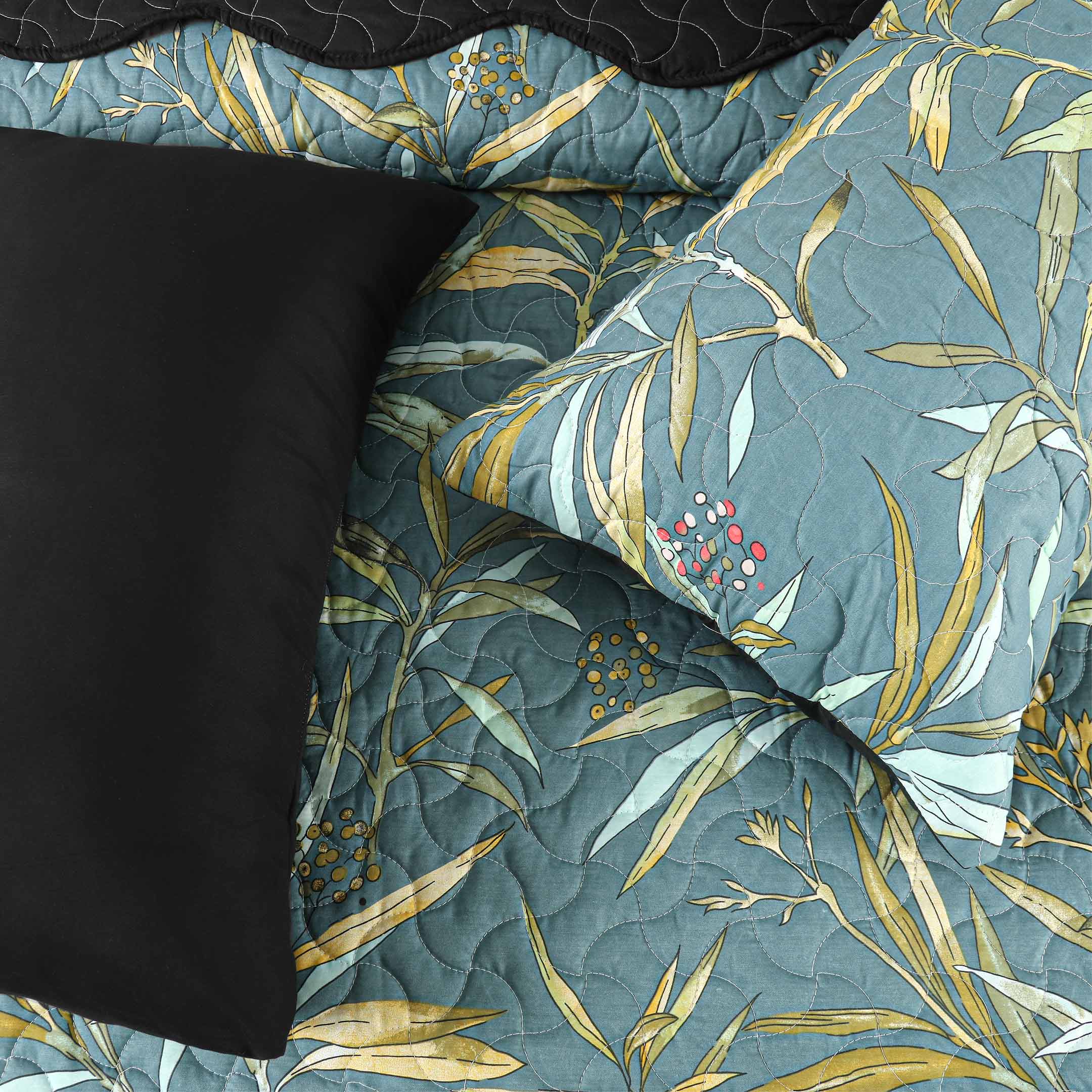 Willow Mist Bedspread 6PCS Set