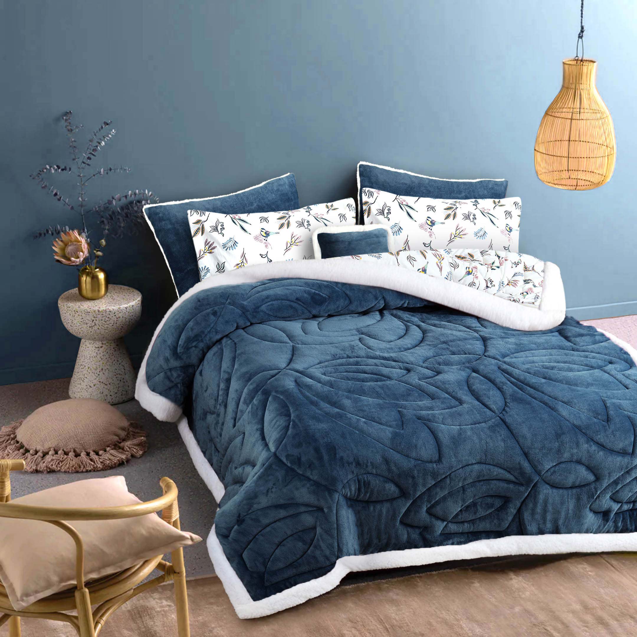 Sky Mirage-Marshmallow Bedding 7 pcs