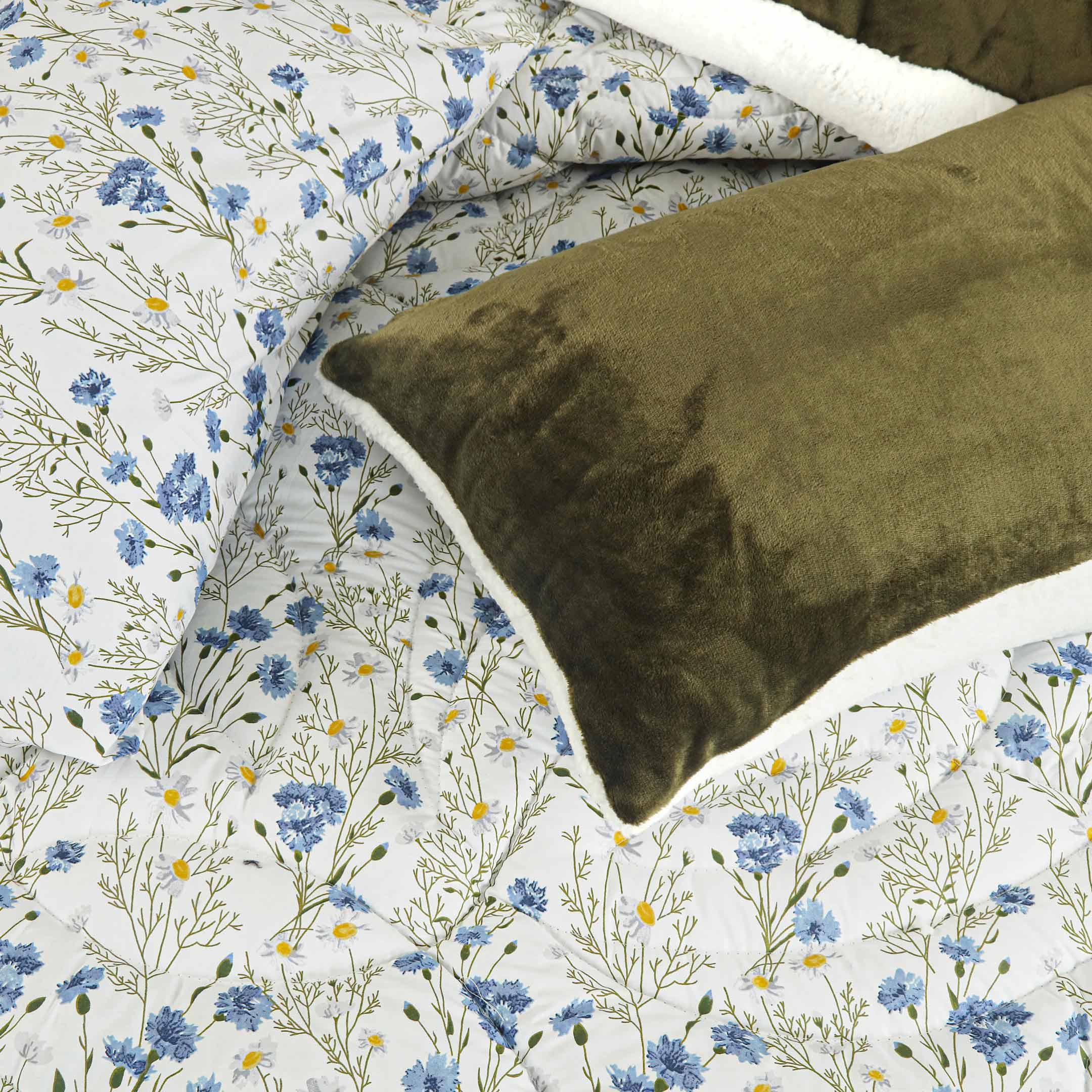 Snow Bloom-Marshmallow Bedding 7 pcs