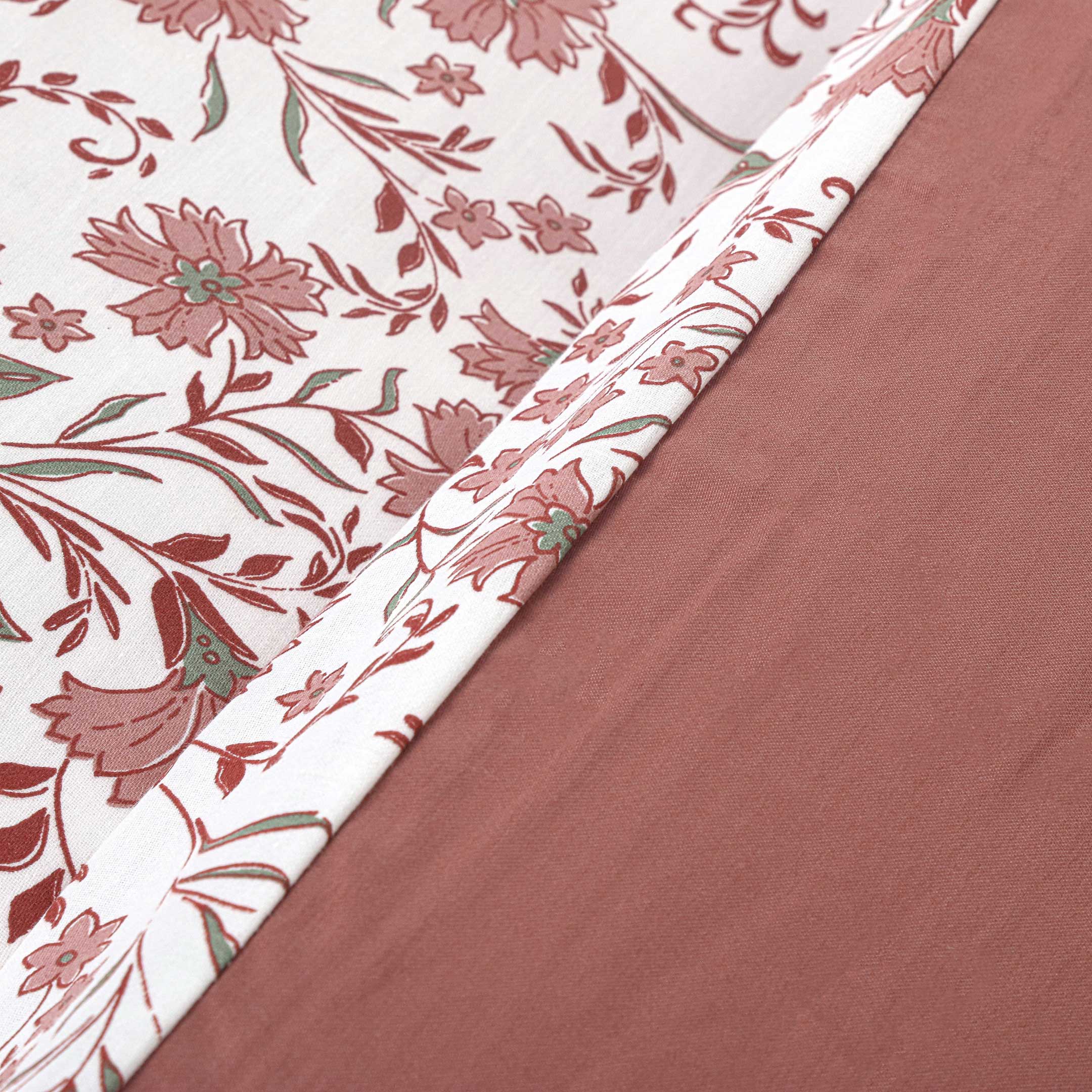 Floral Cottage Printed Summer Duvet Cover