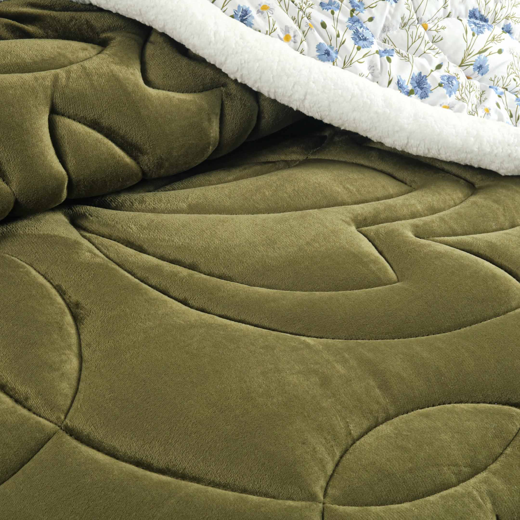 Snow Bloom-Marshmallow Bedding 7 pcs