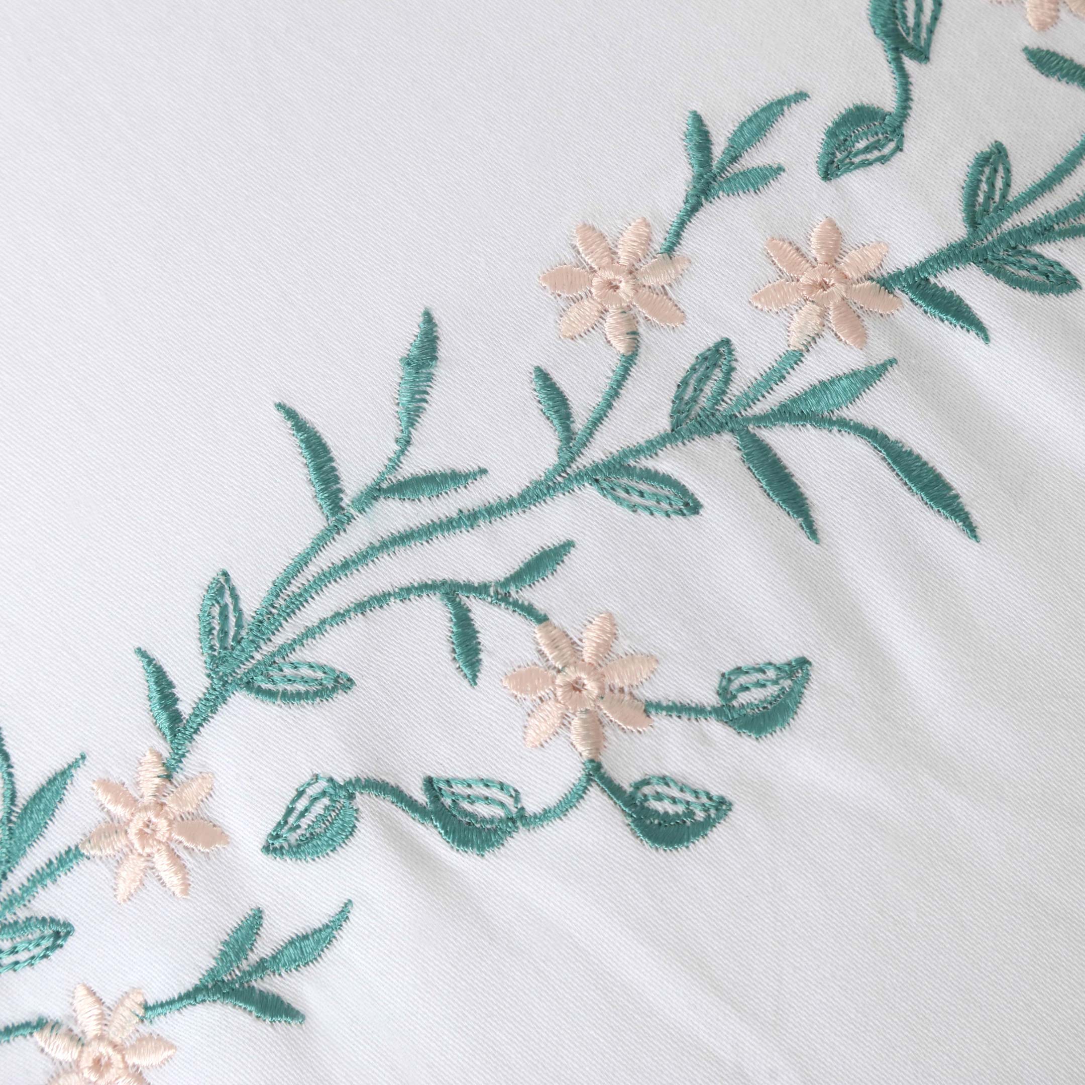 Sage Solace Printed Summer Duvet Cover