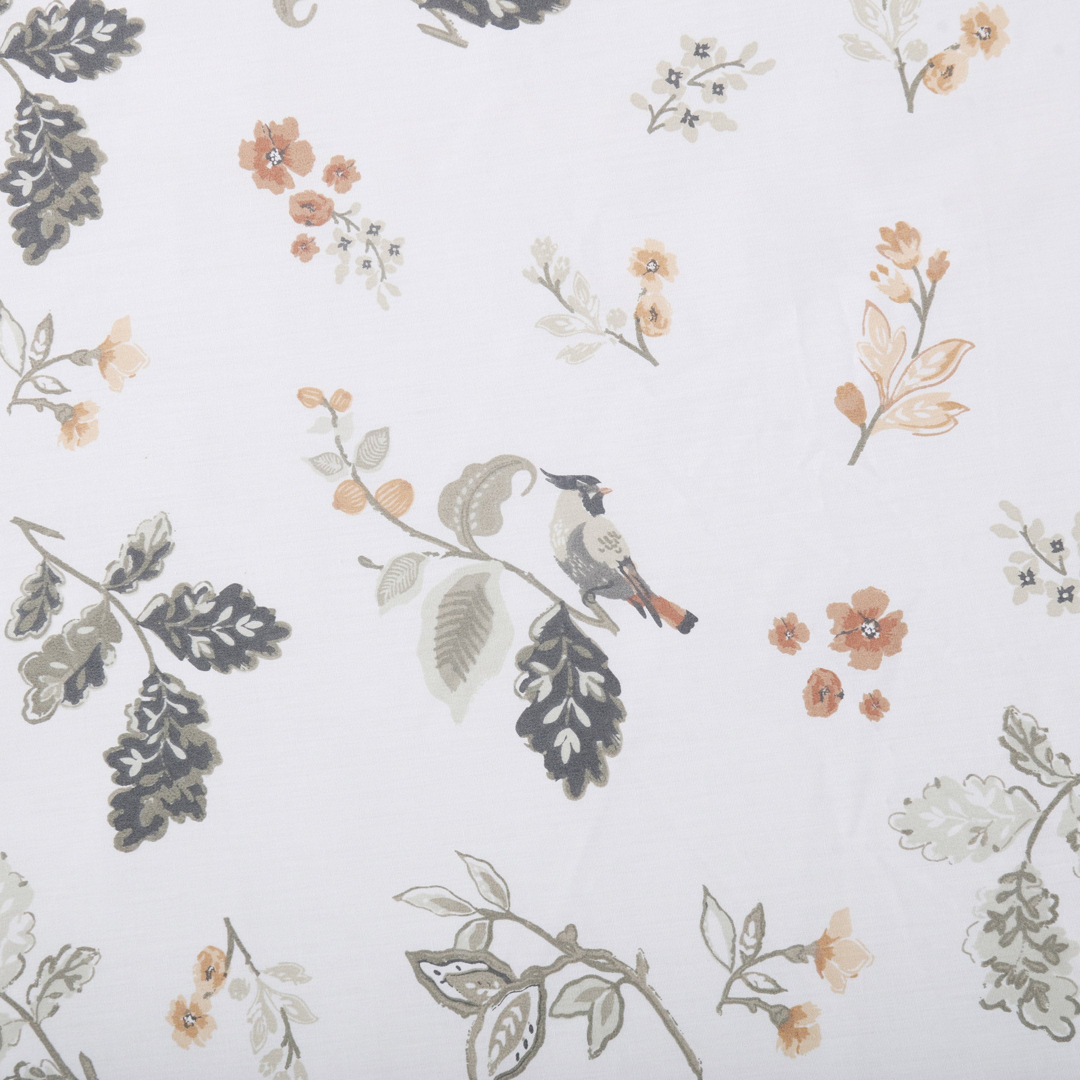 Olive Bloom 3-piece Fitted Sheet Set