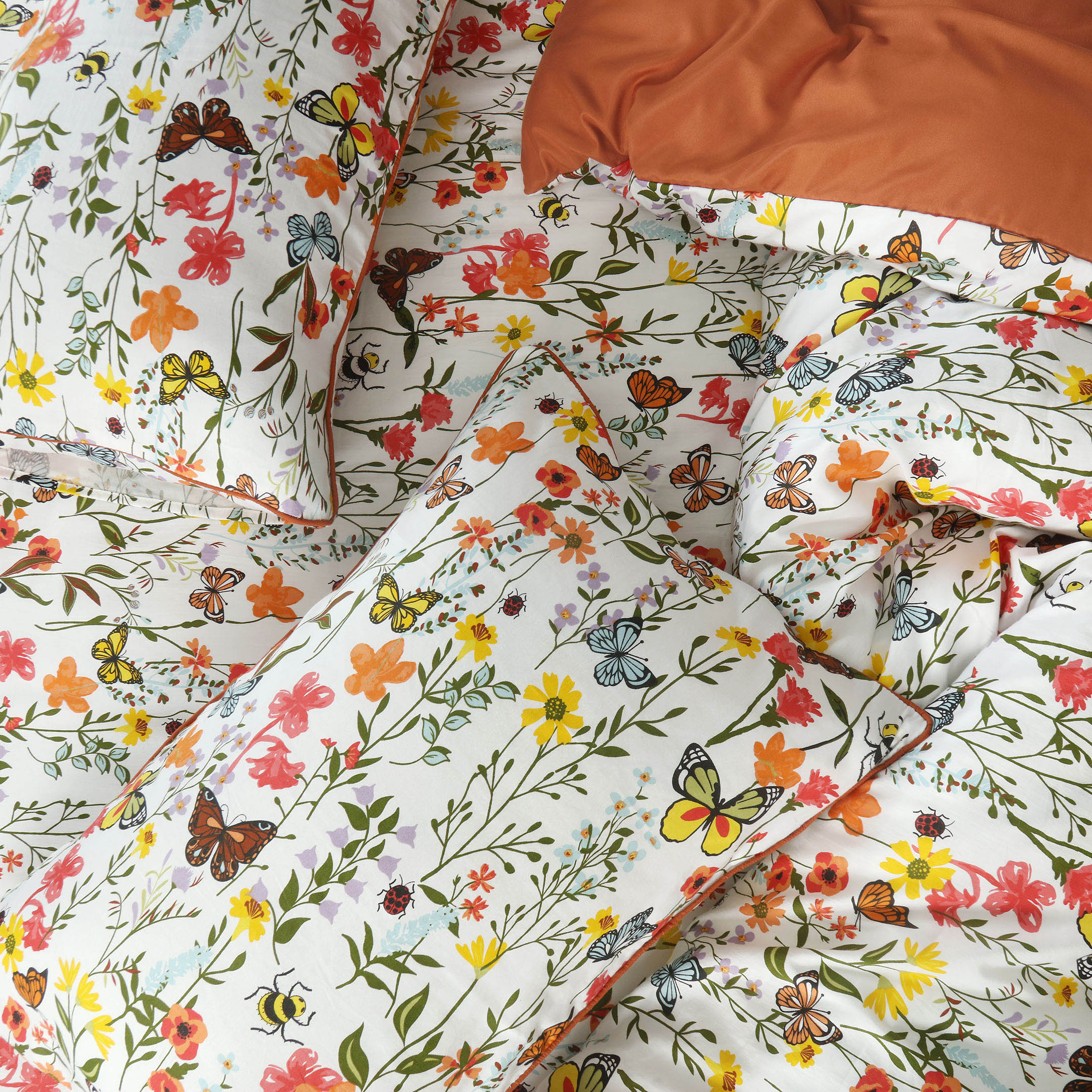 Butterfly Garden Duvet Cover