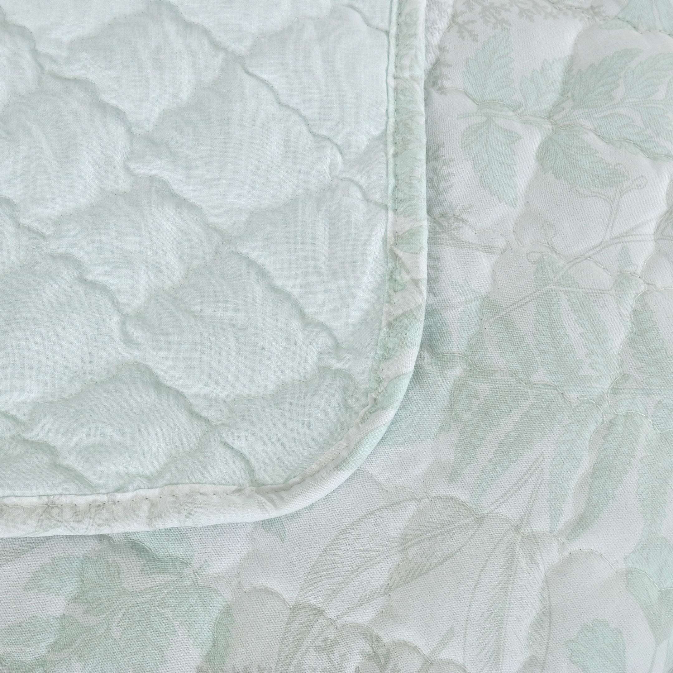 Floral Harmony Quilted Bedspread 6PCS Set