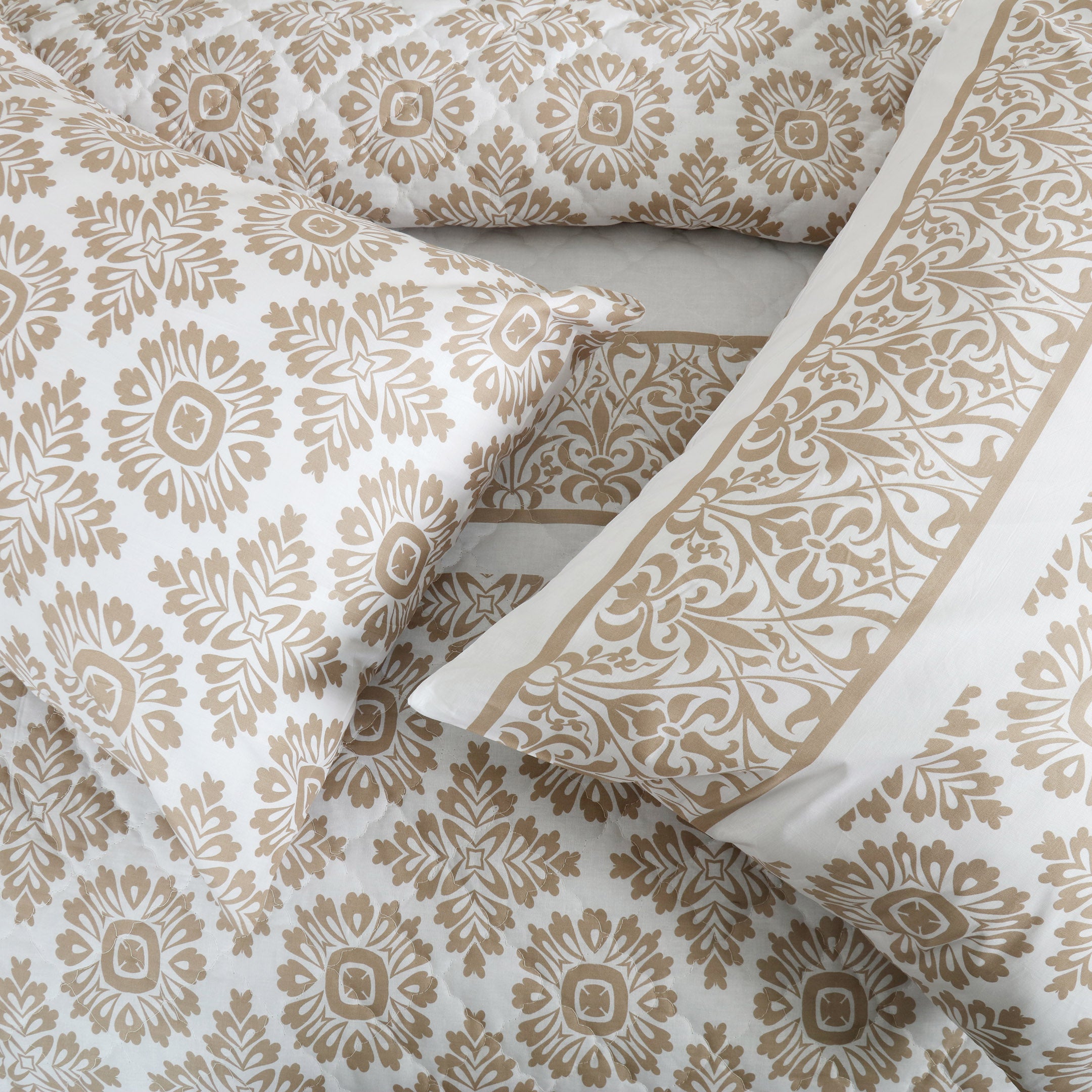 Vintage Blossom Quilted Bedspread 6PCS Set
