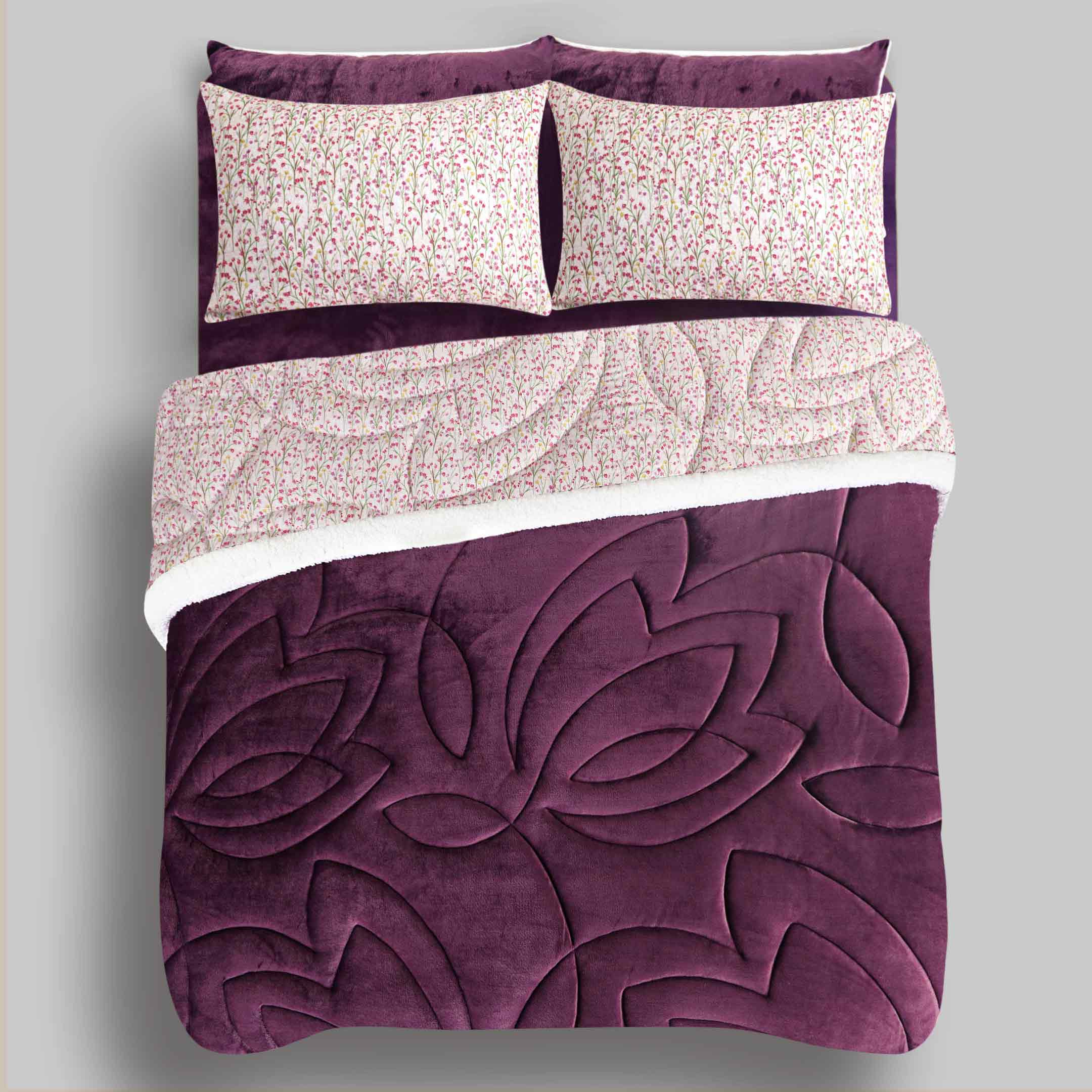 Frosted Petals-Marshmallow Bedding 7 pcs