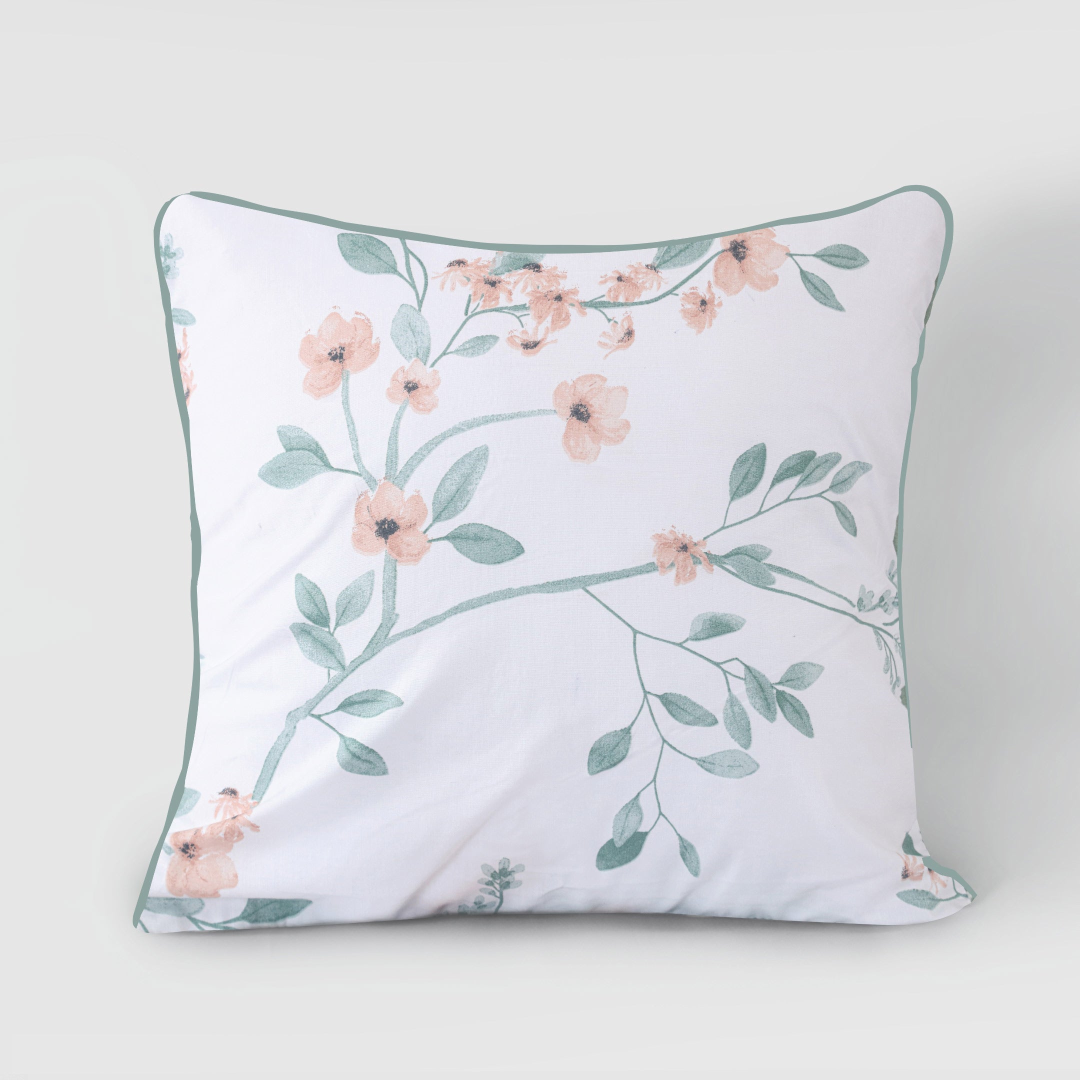 Sage Solace Printed Cushion Cover