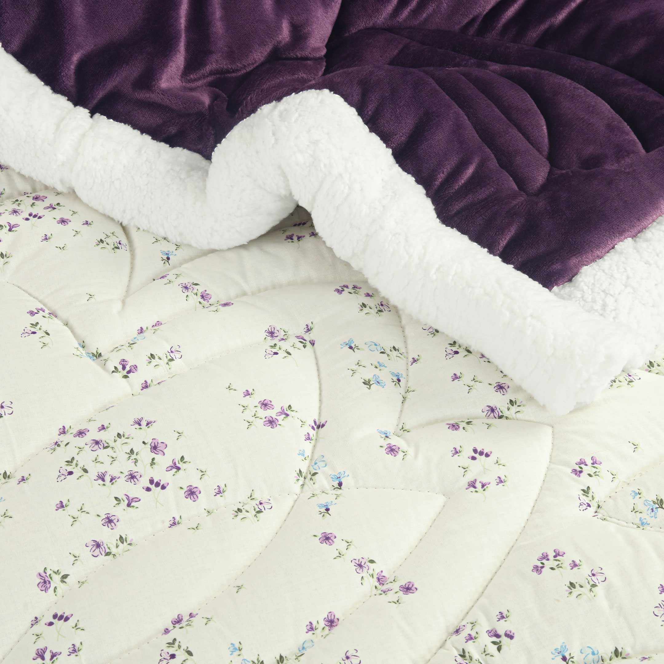 Lavender Petals-Marshmallow Bedding 7 pcs