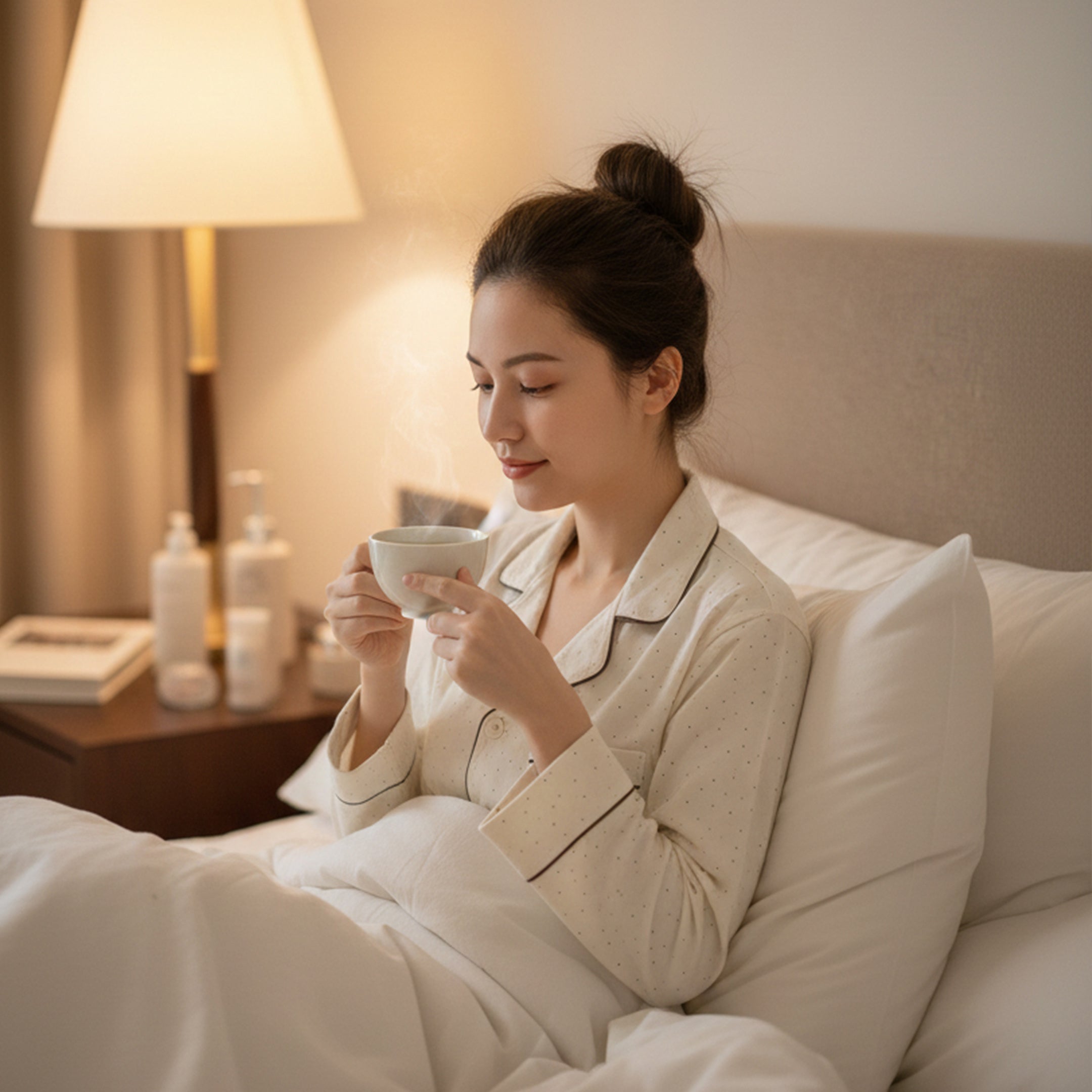 Light Dots Printed Loungewear-2pc Set