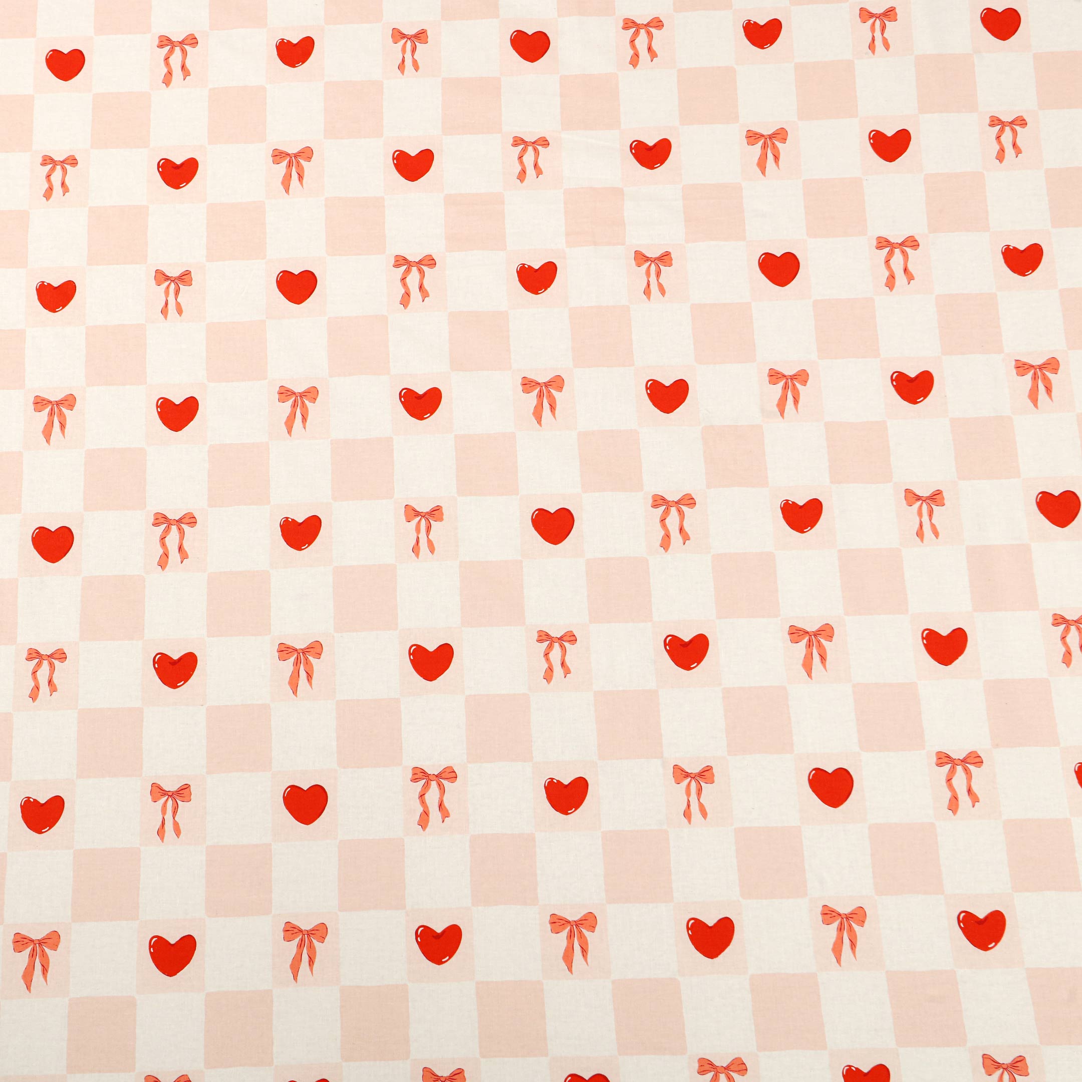 Heart & Bows Printed Duvet Cover