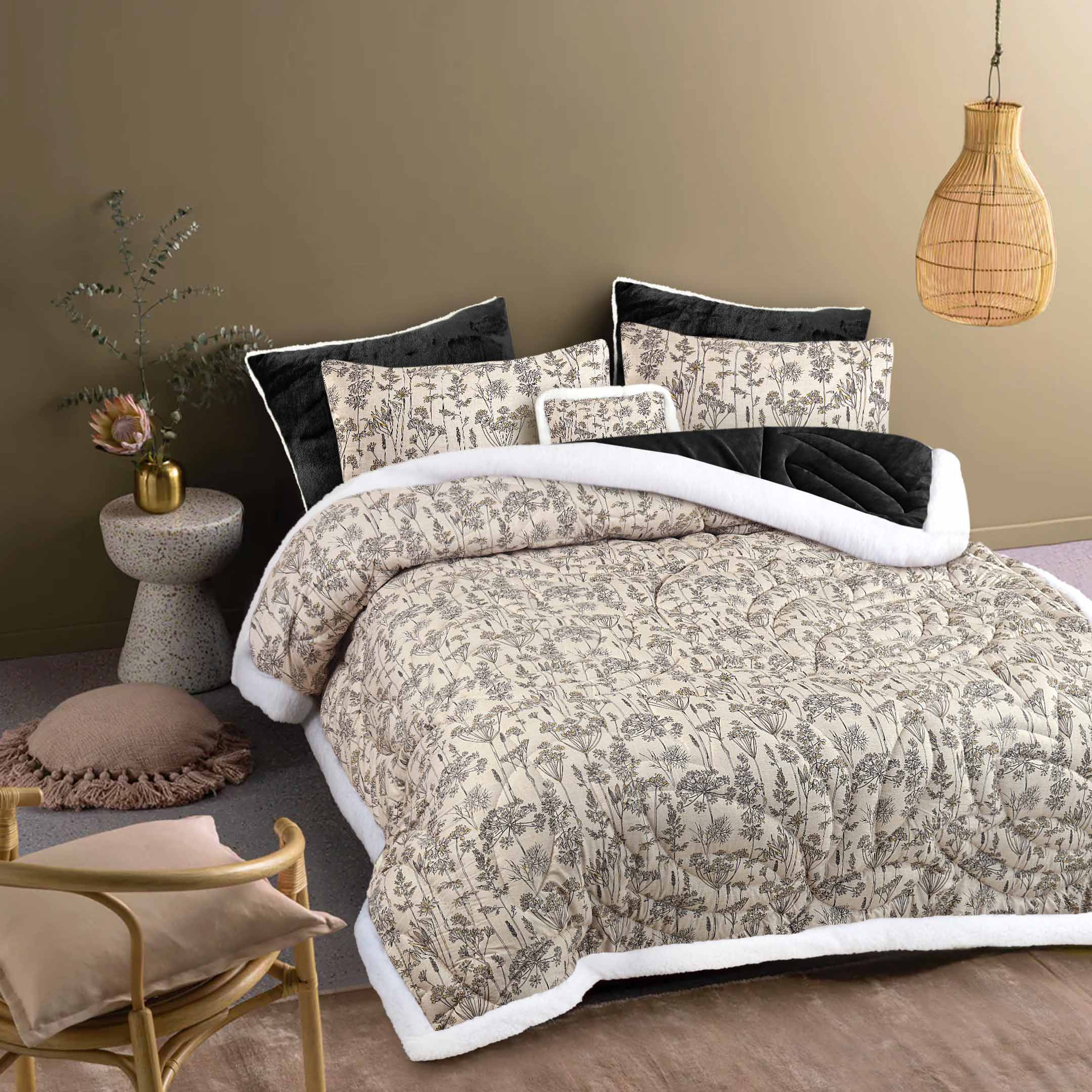 Elite Botanical-Marshmallow Bedding 7 pcs