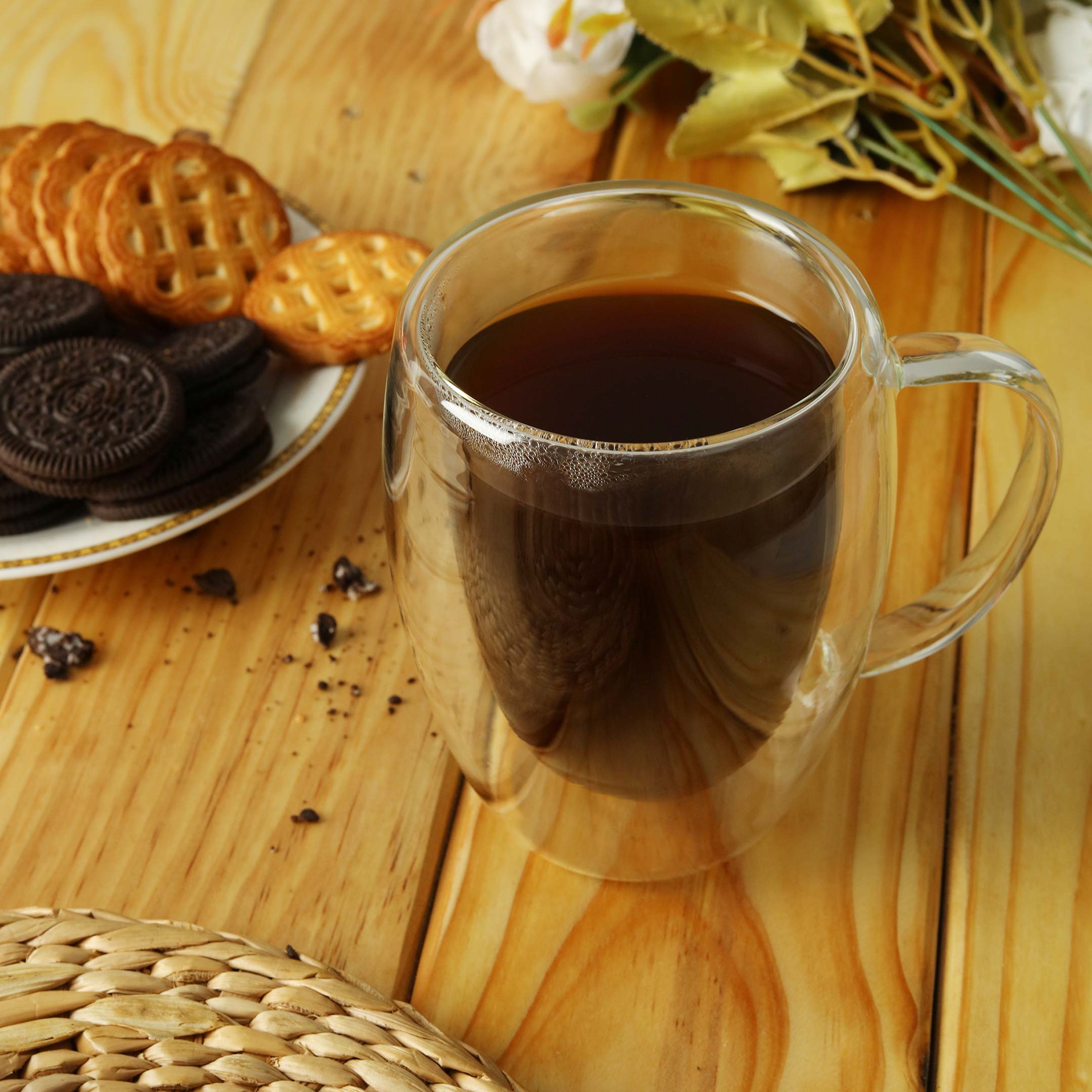 Bistro Classic Double Wall Tall Mug