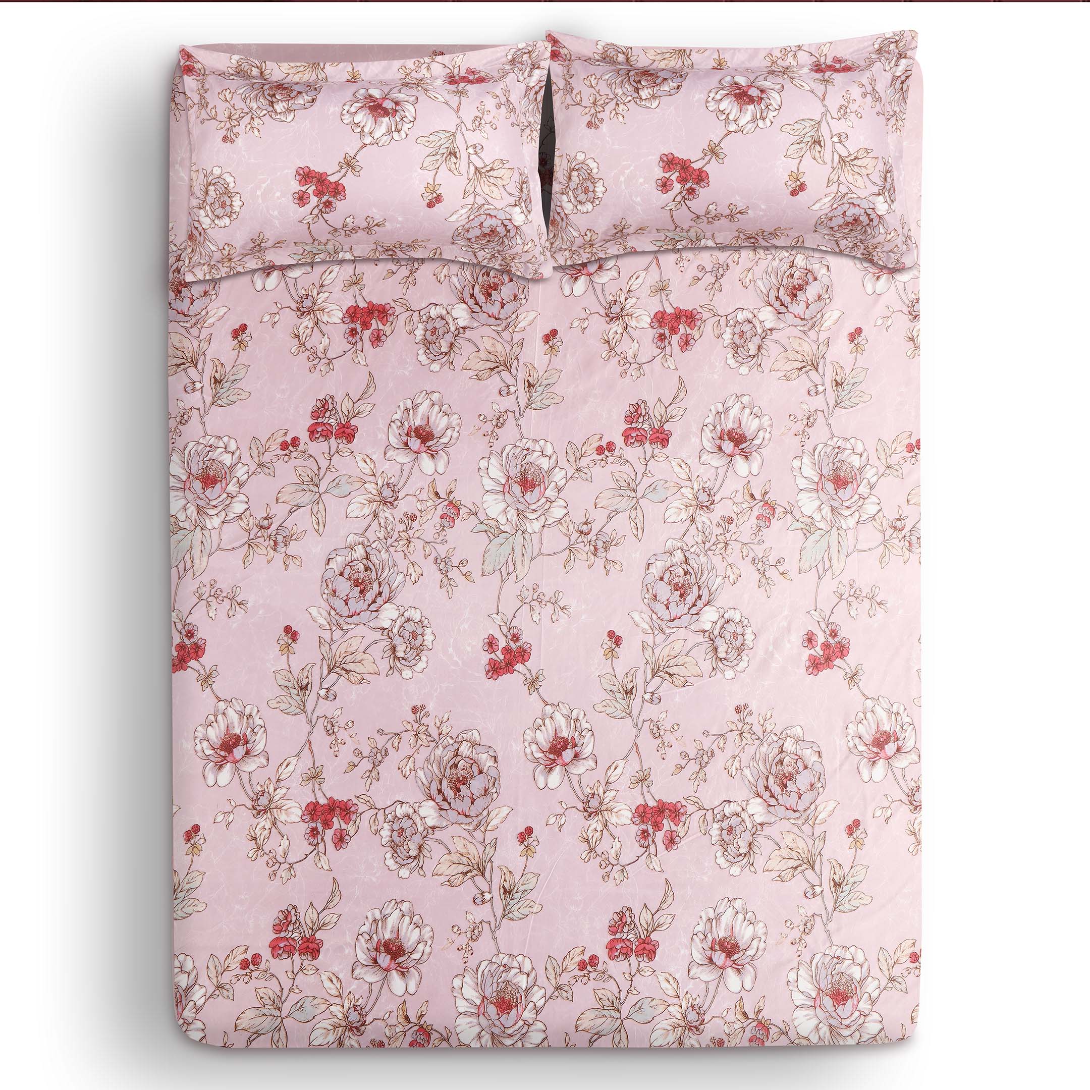 Pastel Peonies Bedsheet Set