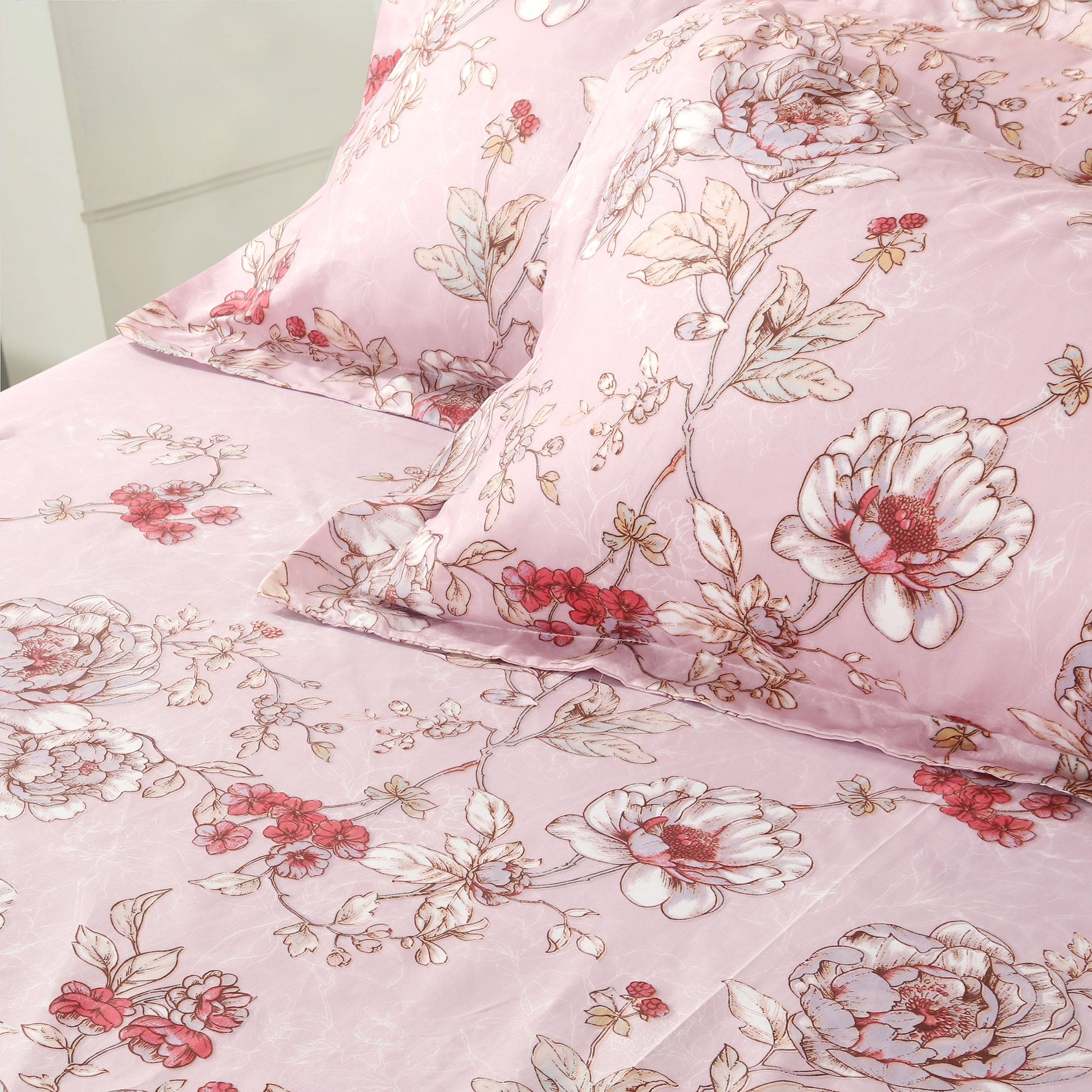 Pastel Peonies Bedsheet Set