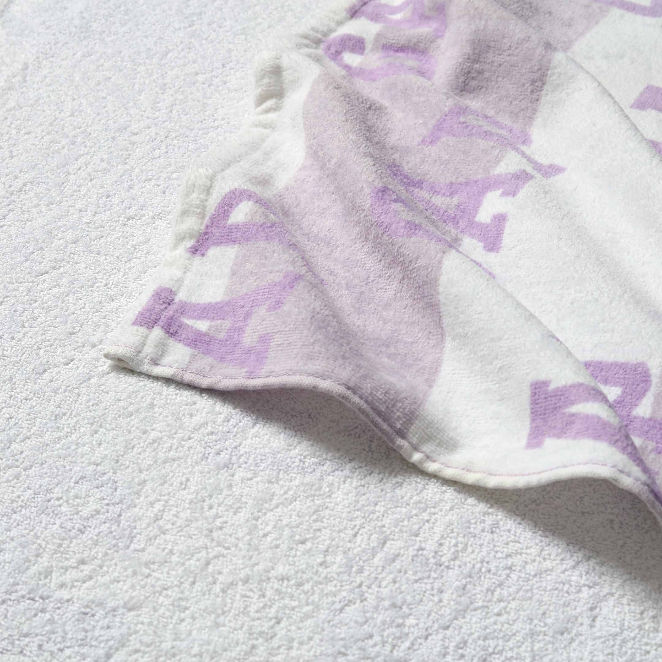 Premium Quality Purple Stripe Gym & Bath Towels