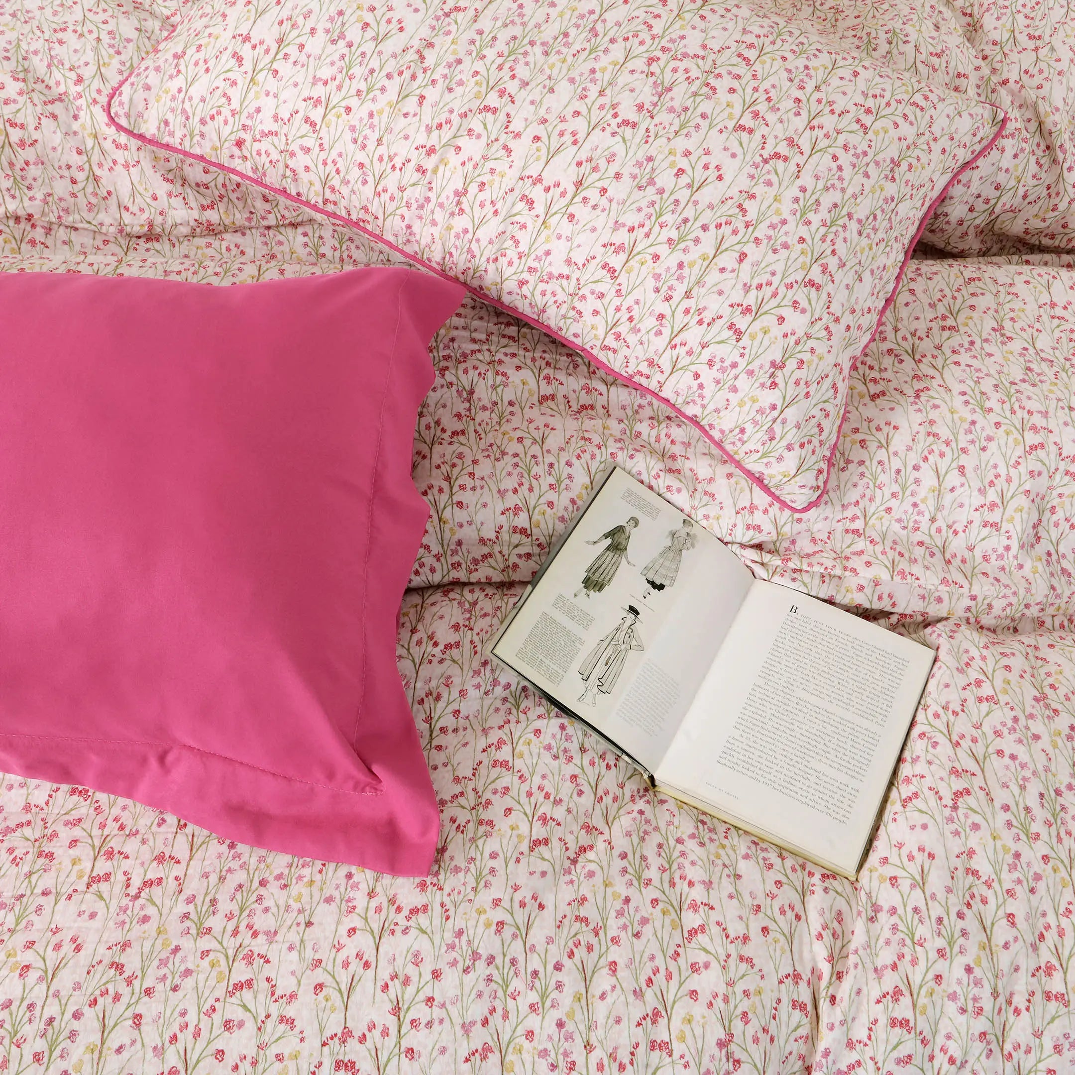 Floral Muslin Duvet Cover