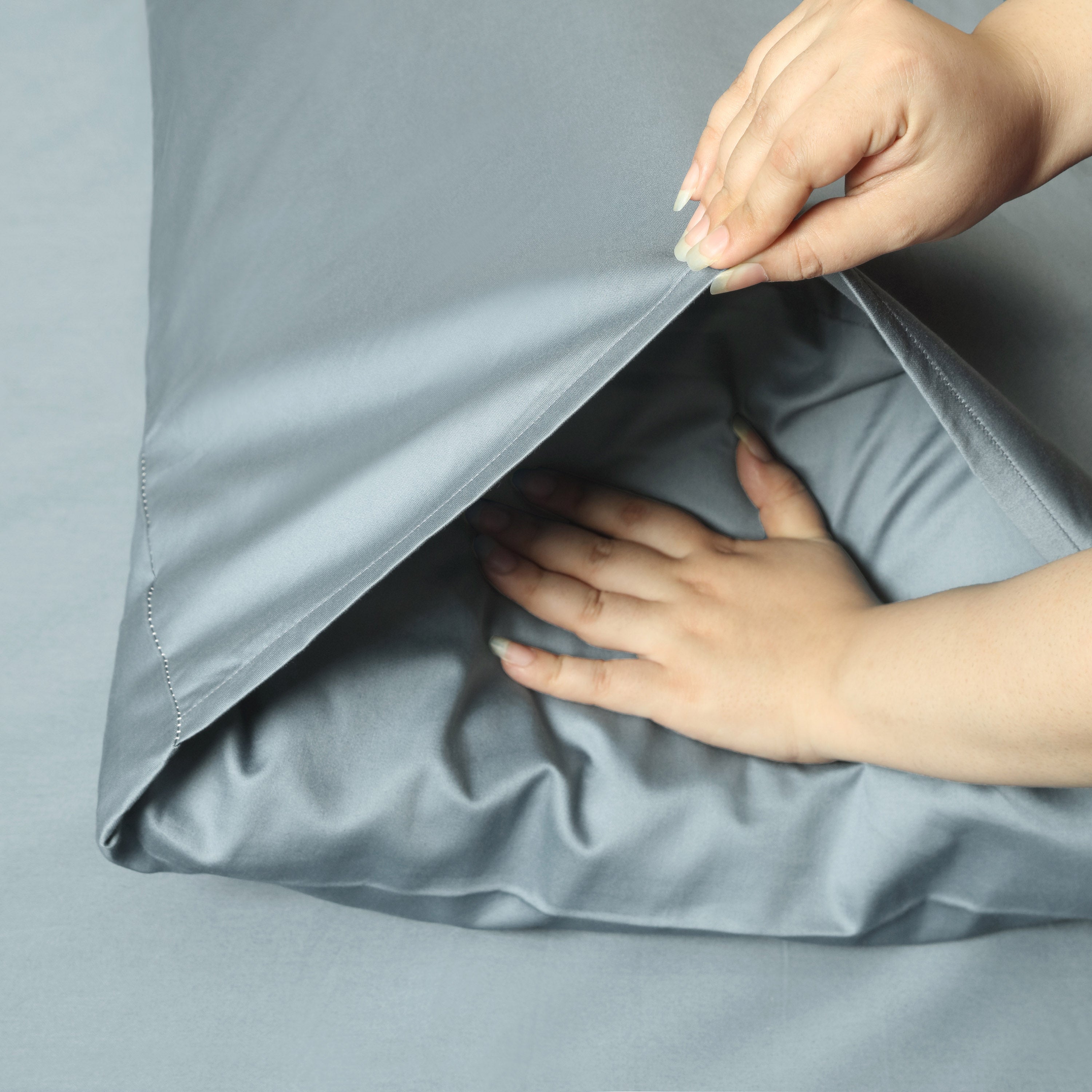 Gray Dawn Summer Duvet Cover