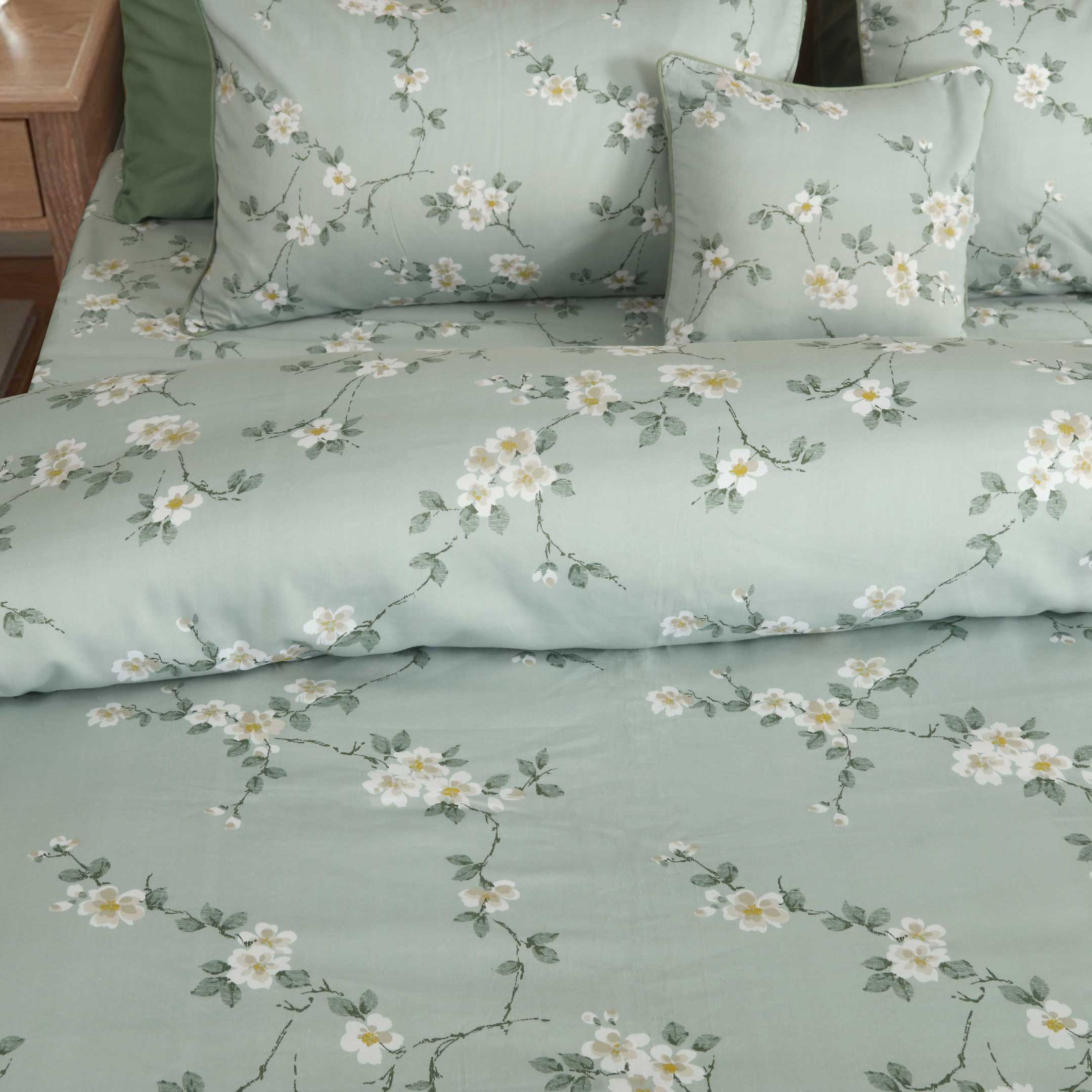 Ethereal Verdure Printed Summer Duvet Cover