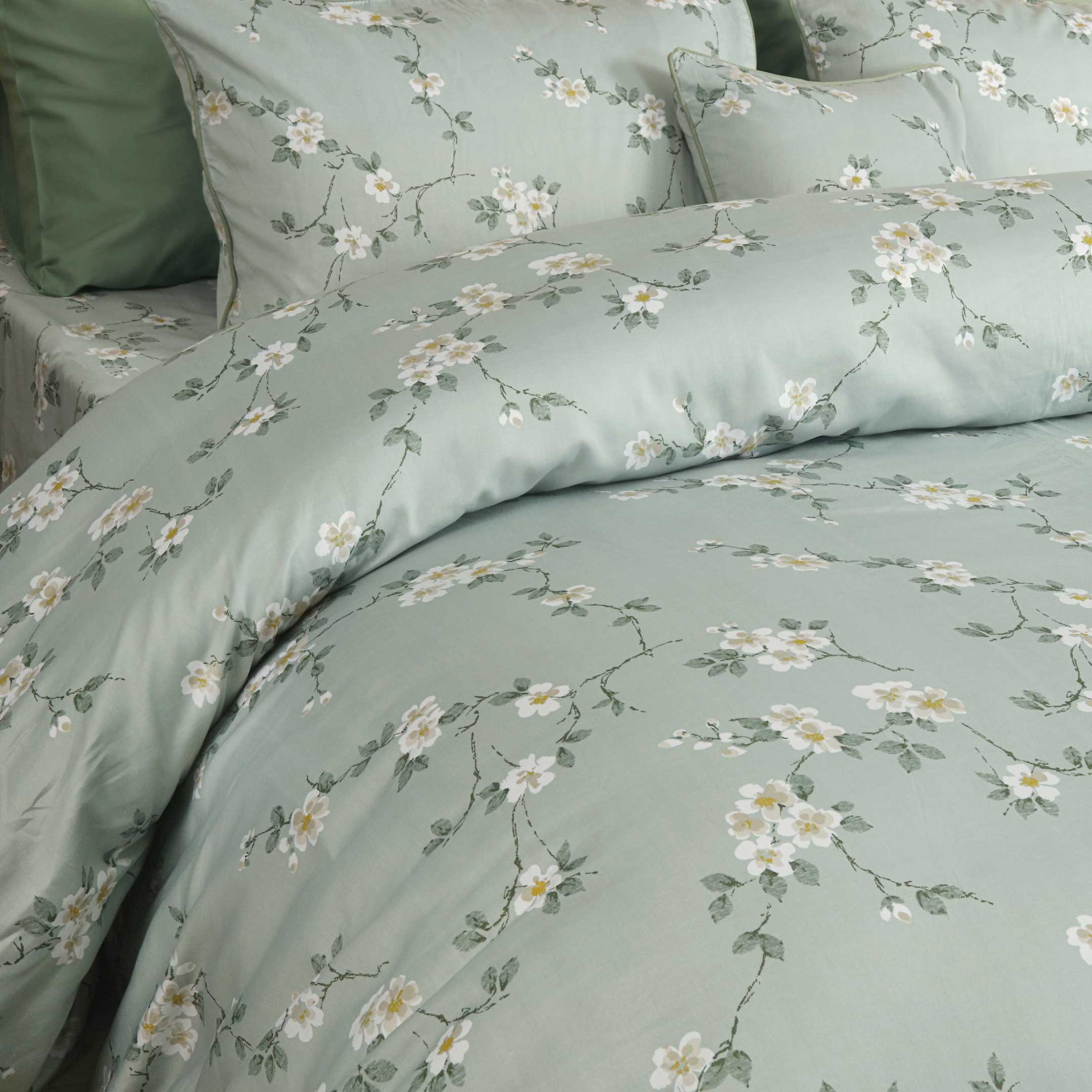 Ethereal Verdure Printed Summer Duvet Cover