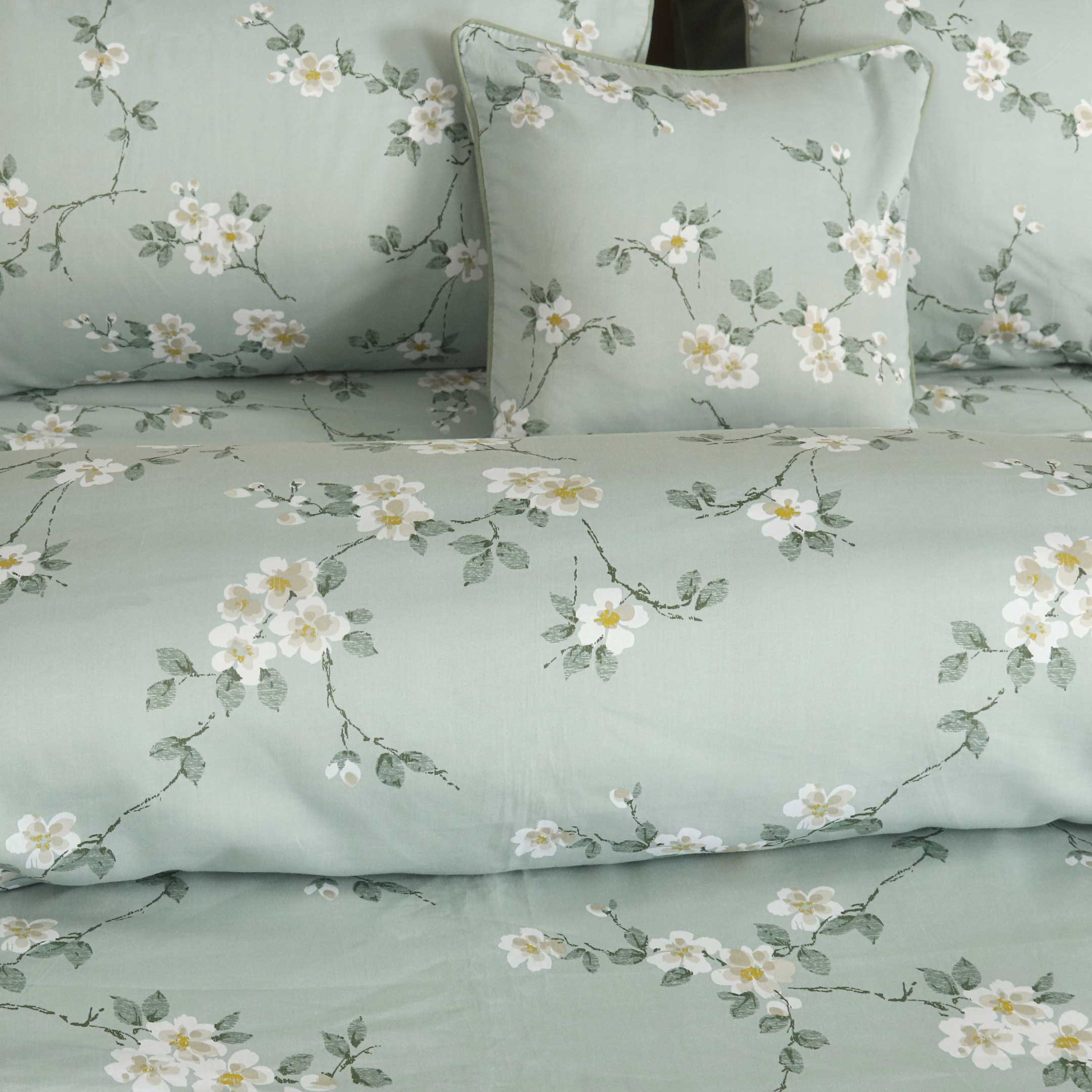 Ethereal Verdure Printed Summer Duvet Cover