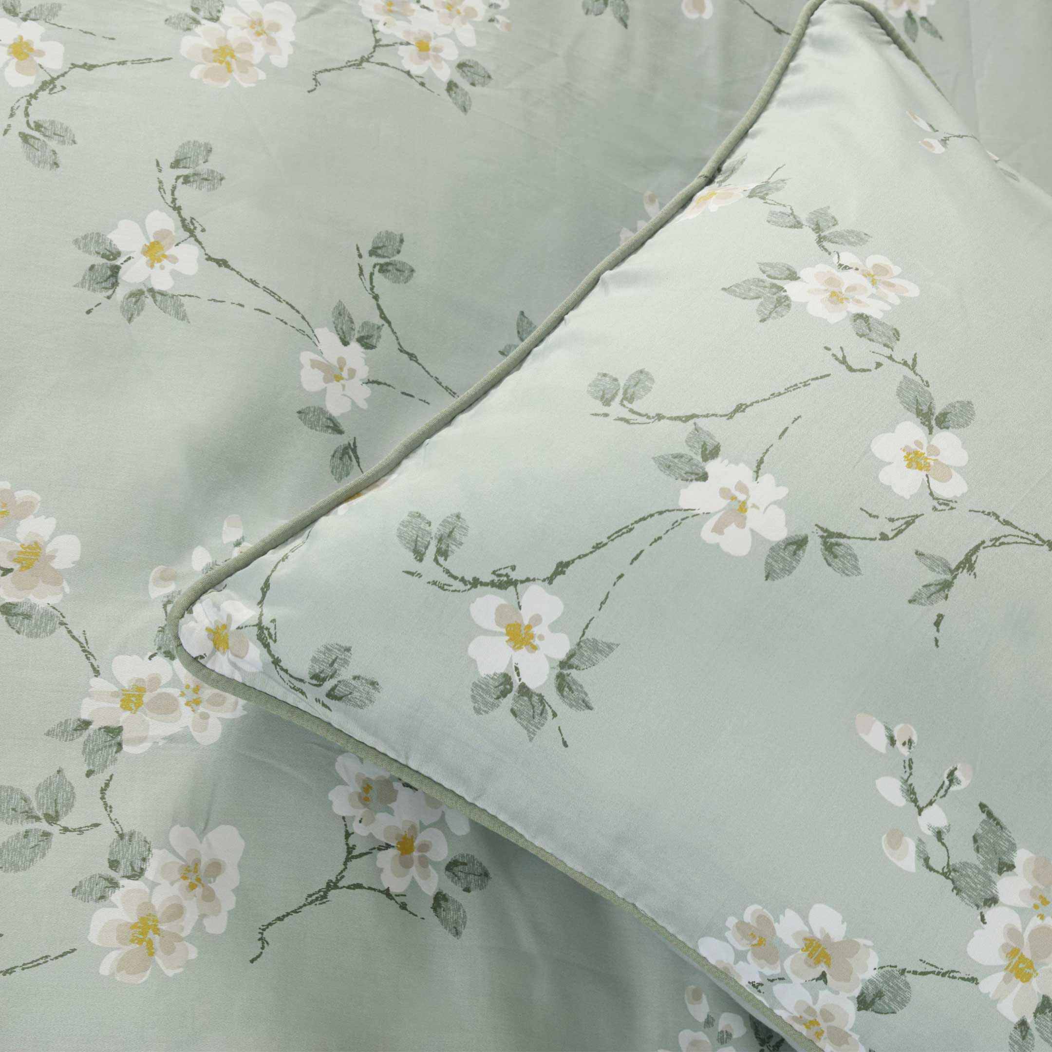 Ethereal Verdure Printed Summer Duvet Cover