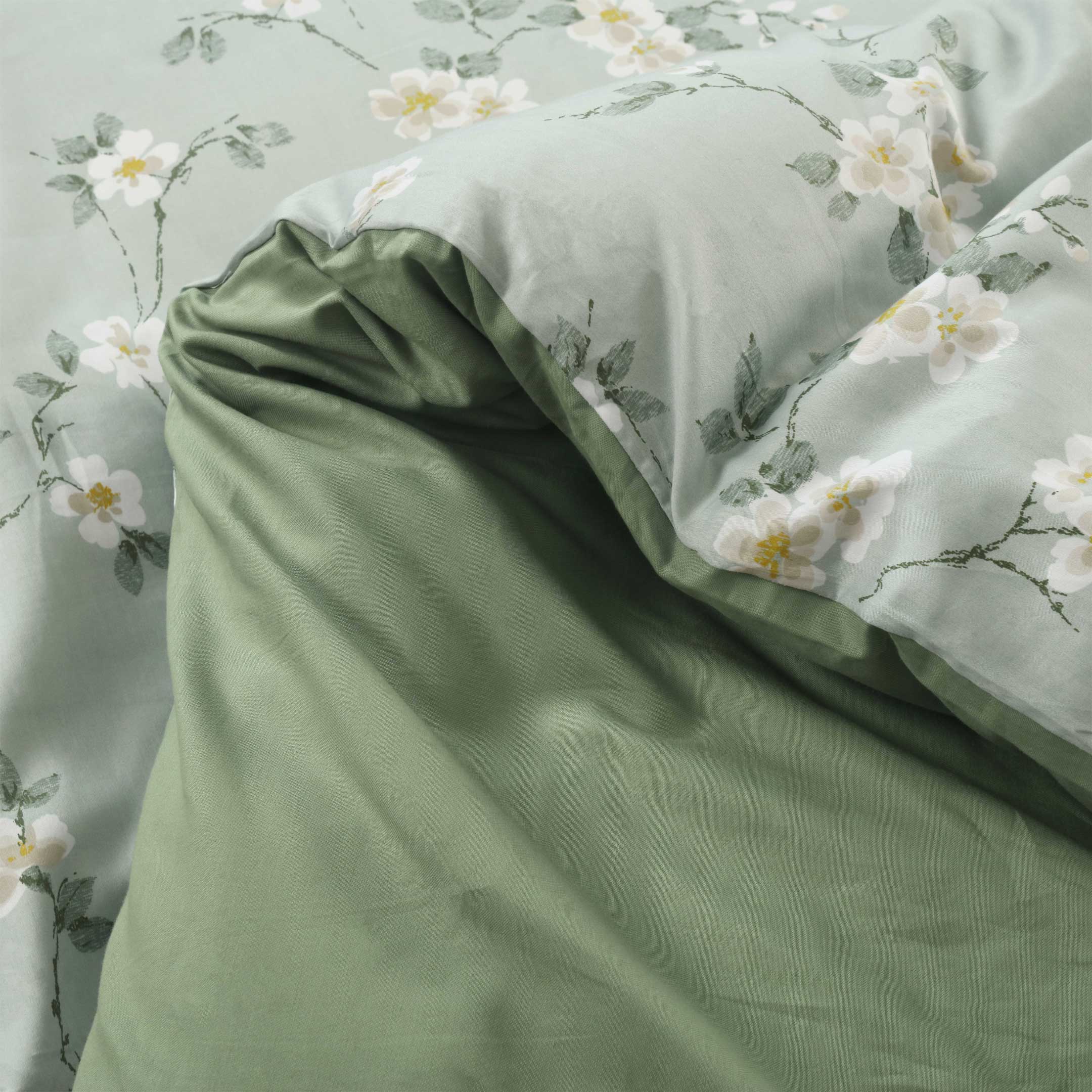 Ethereal Verdure Printed Summer Duvet Cover
