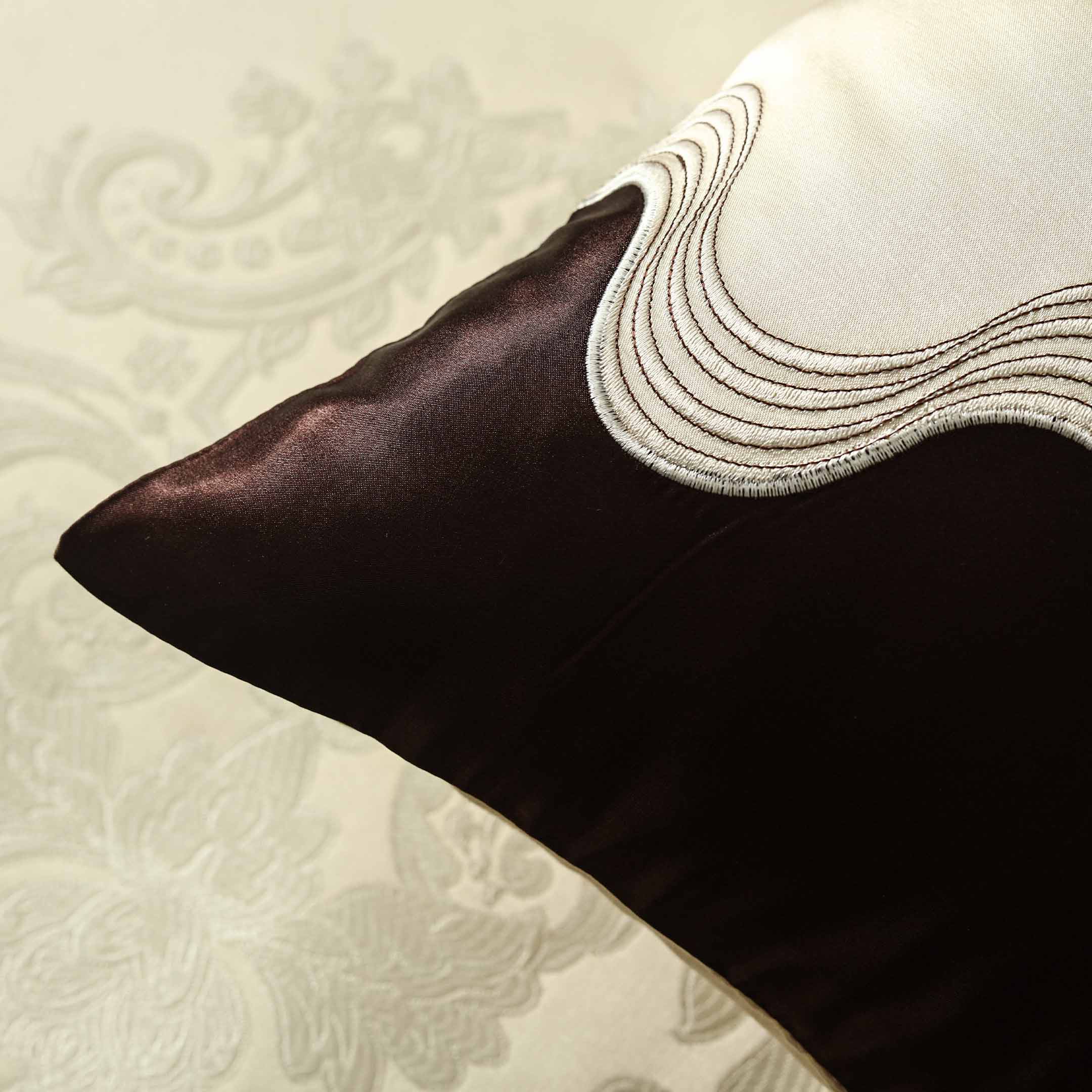 Bridal Bedding Set 9 Pcs Hazel Wood Cotton Jacquard Yarn Dyed