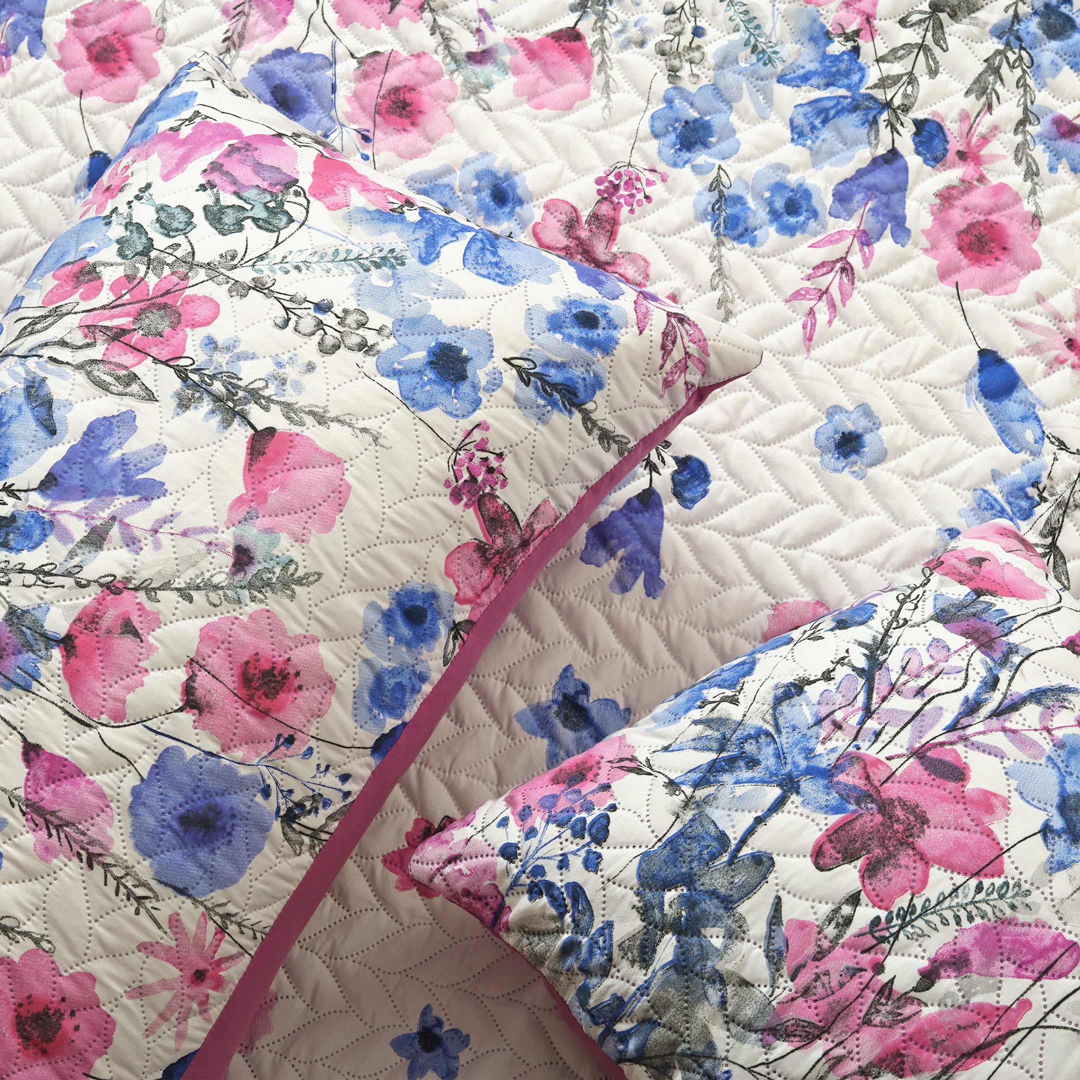 Lavender Bloom Bedspread 6 pcs Set