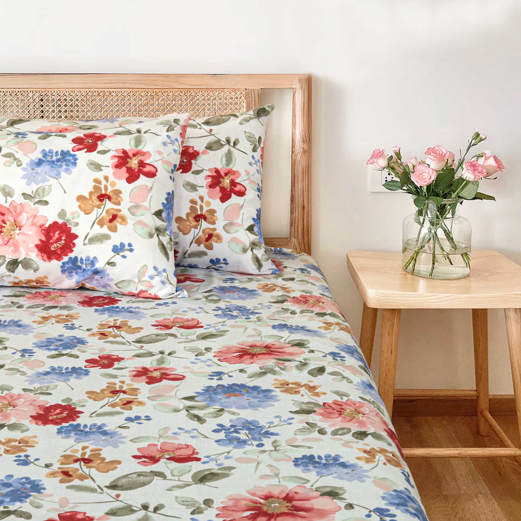 Mariella Floral Polycotton Bedsheet