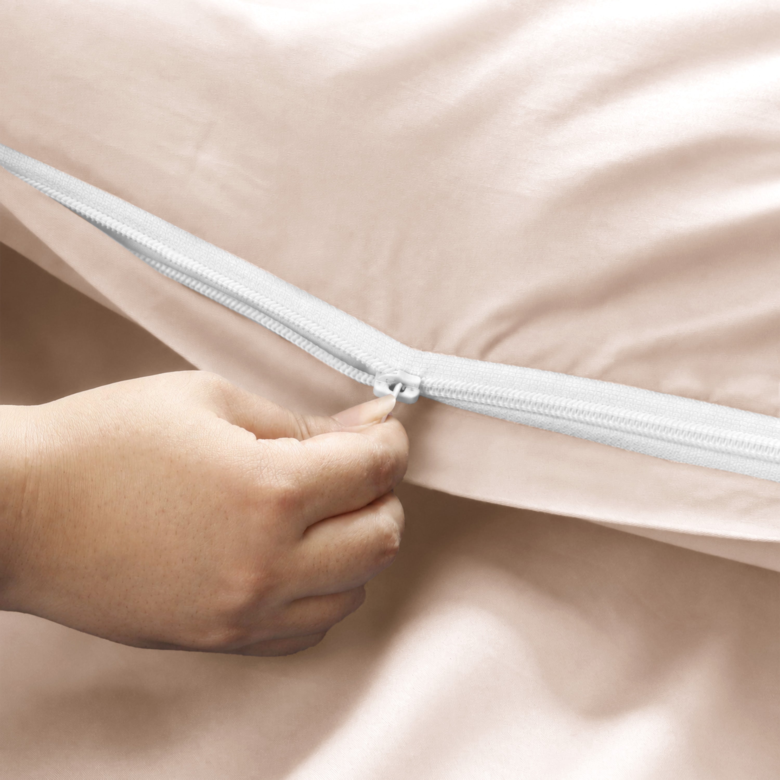 Pearl Pink Summer Duvet Cover