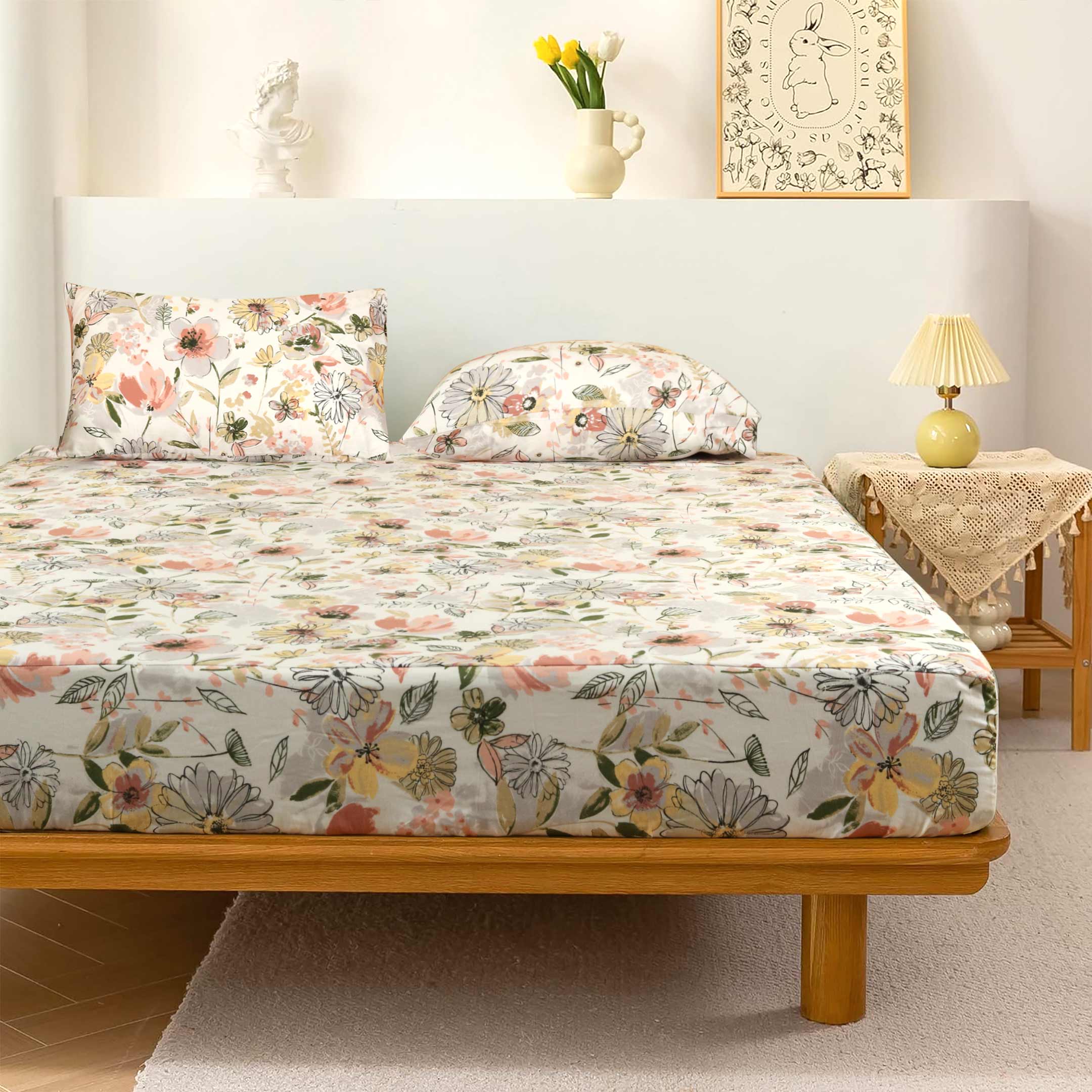 Rose Meadows Fitted sheet