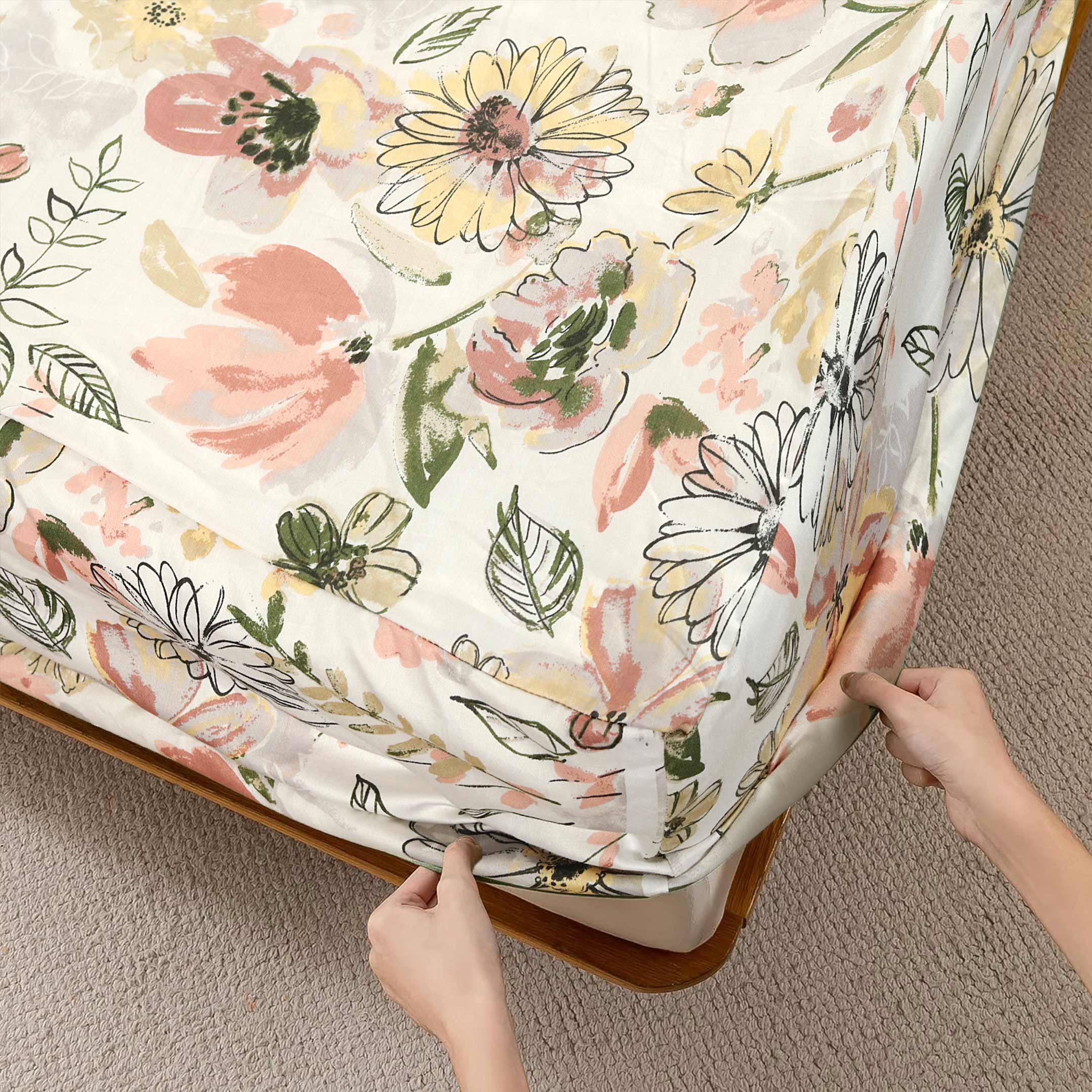 Rose Meadows Fitted sheet