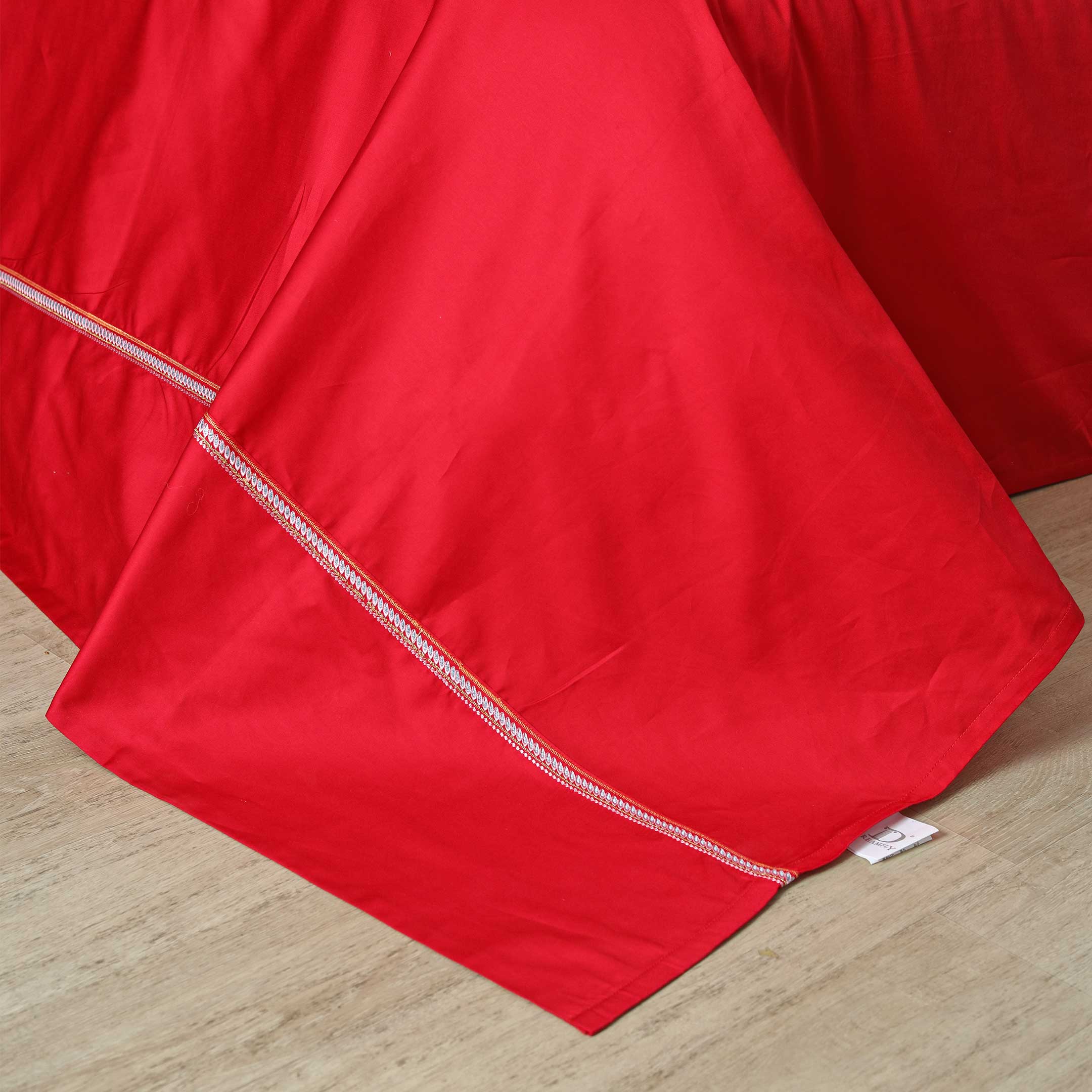 Sangria Cotton Jacquard Yarn Dyed Bedding Set- 10 Pcs