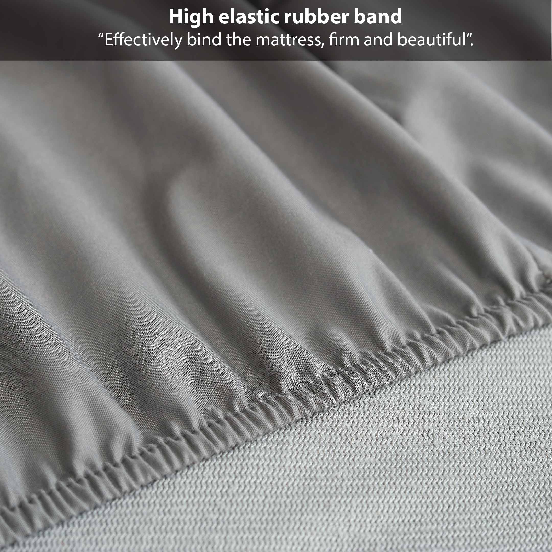 Vertical Duo Tone Fleece Fitted Sheet, Silver-Burgundy