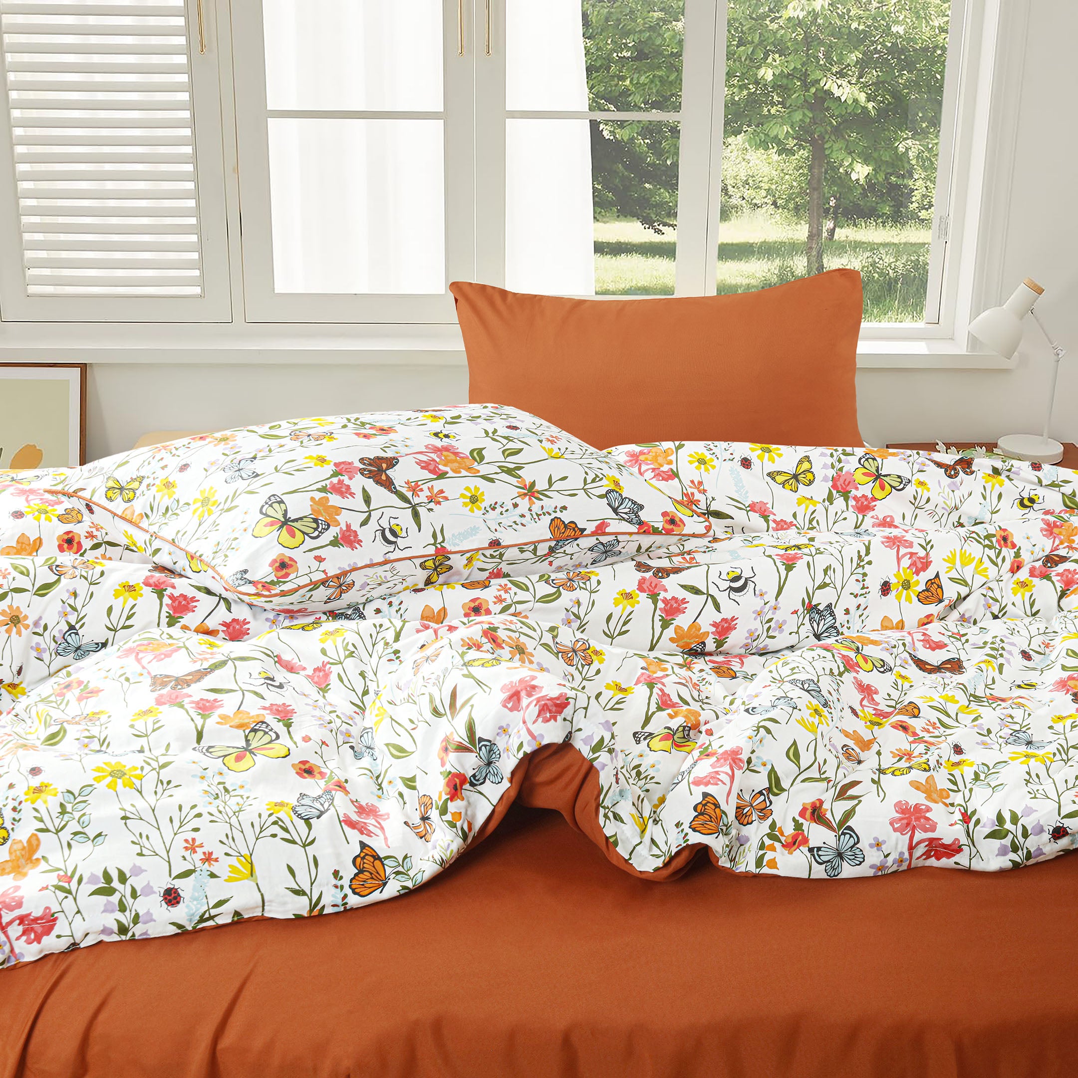 Butterfly Garden Duvet Cover