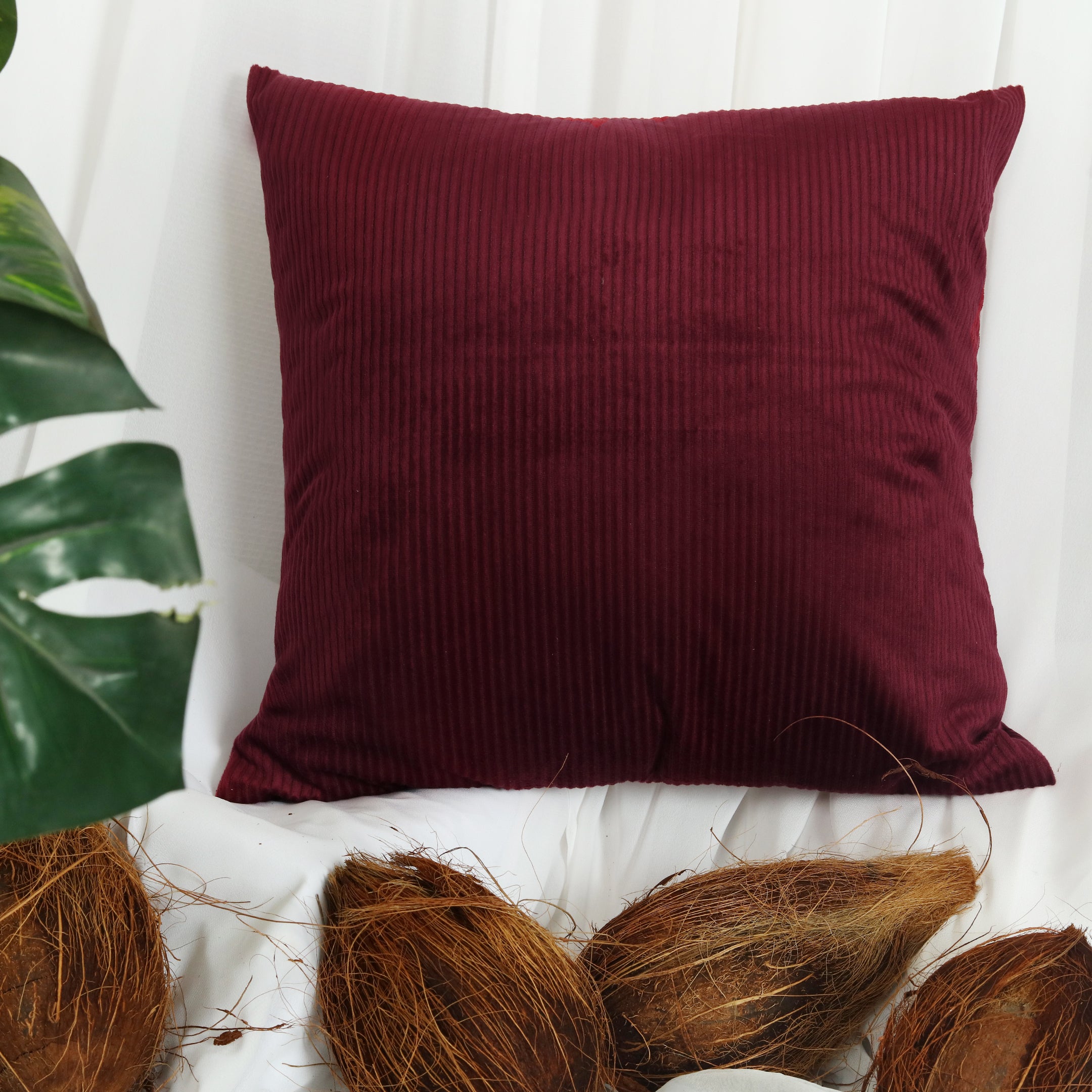 Coconut Grove – Embroidered Cushion Cover Set
