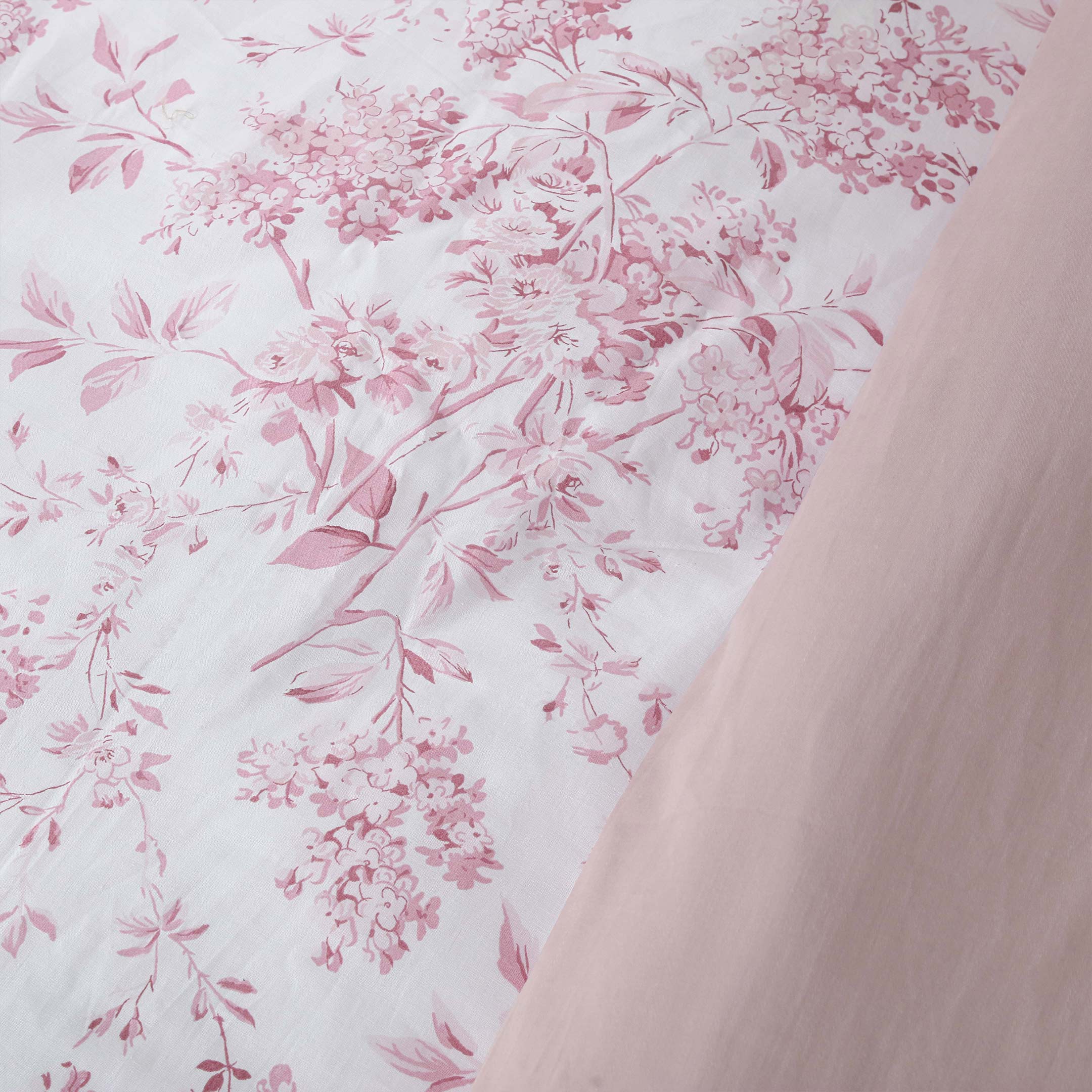 Rose Blush Luxe Printed Summer Duvet Cover