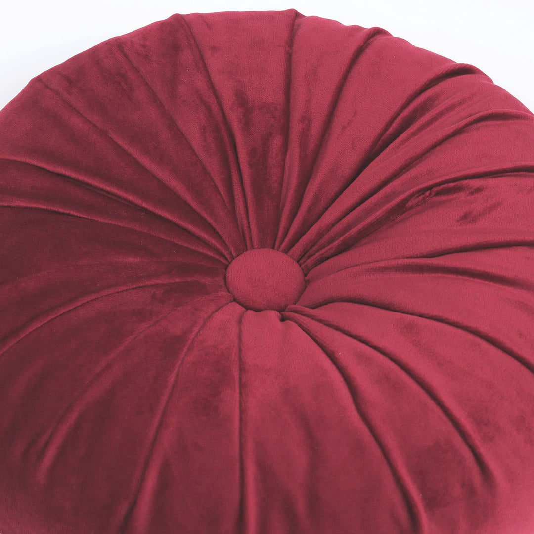 Round Pumpkin Style Plush Cushion