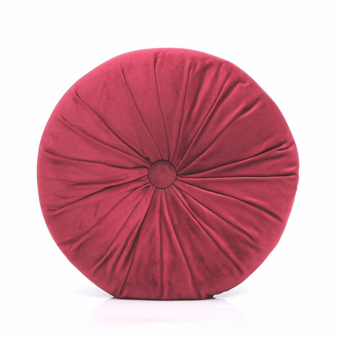 Round Pumpkin Style Plush Cushion
